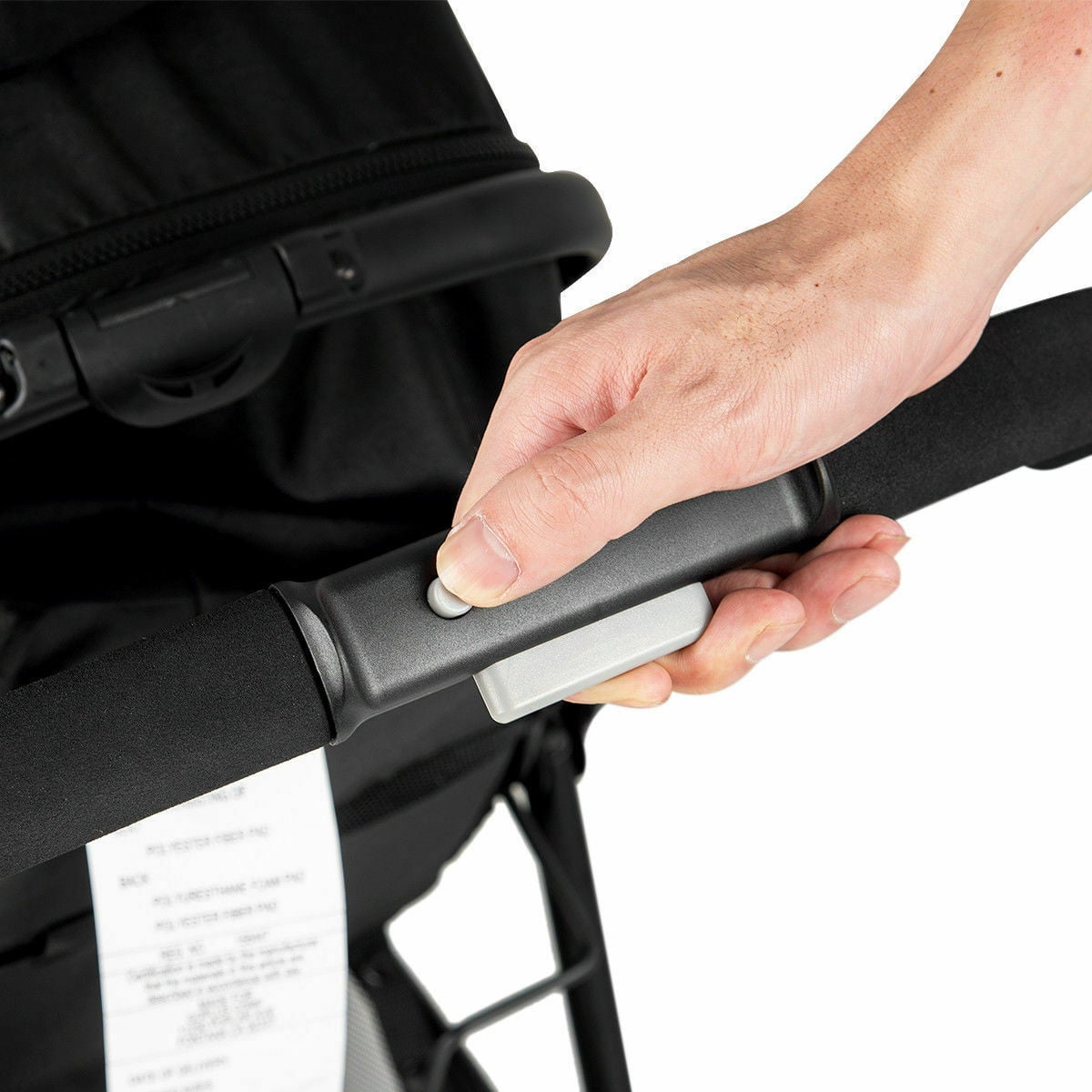 Costway Foldable Baby Stroller 2 in 1 Newborn Infant Travel Buggy Pushchair 22 lbs Black - Image 6