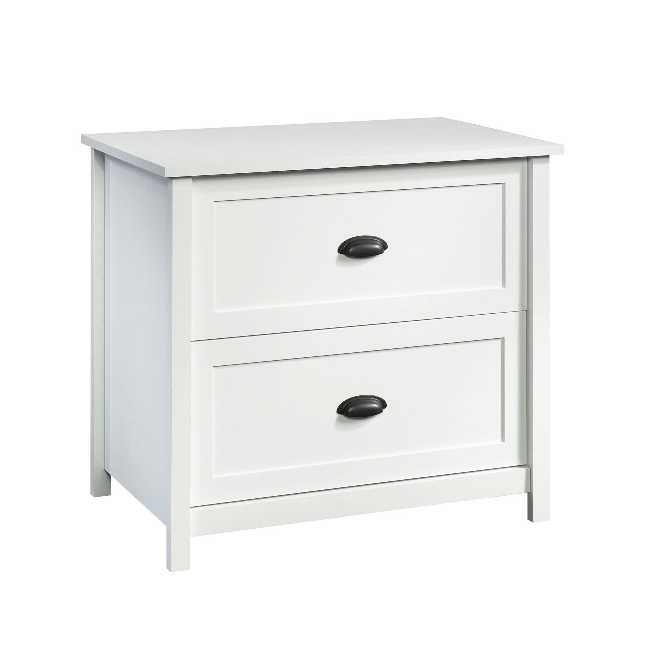 Sauder County Line 2-Drawer Lateral File Cabinet, Soft White Finish - Image 10