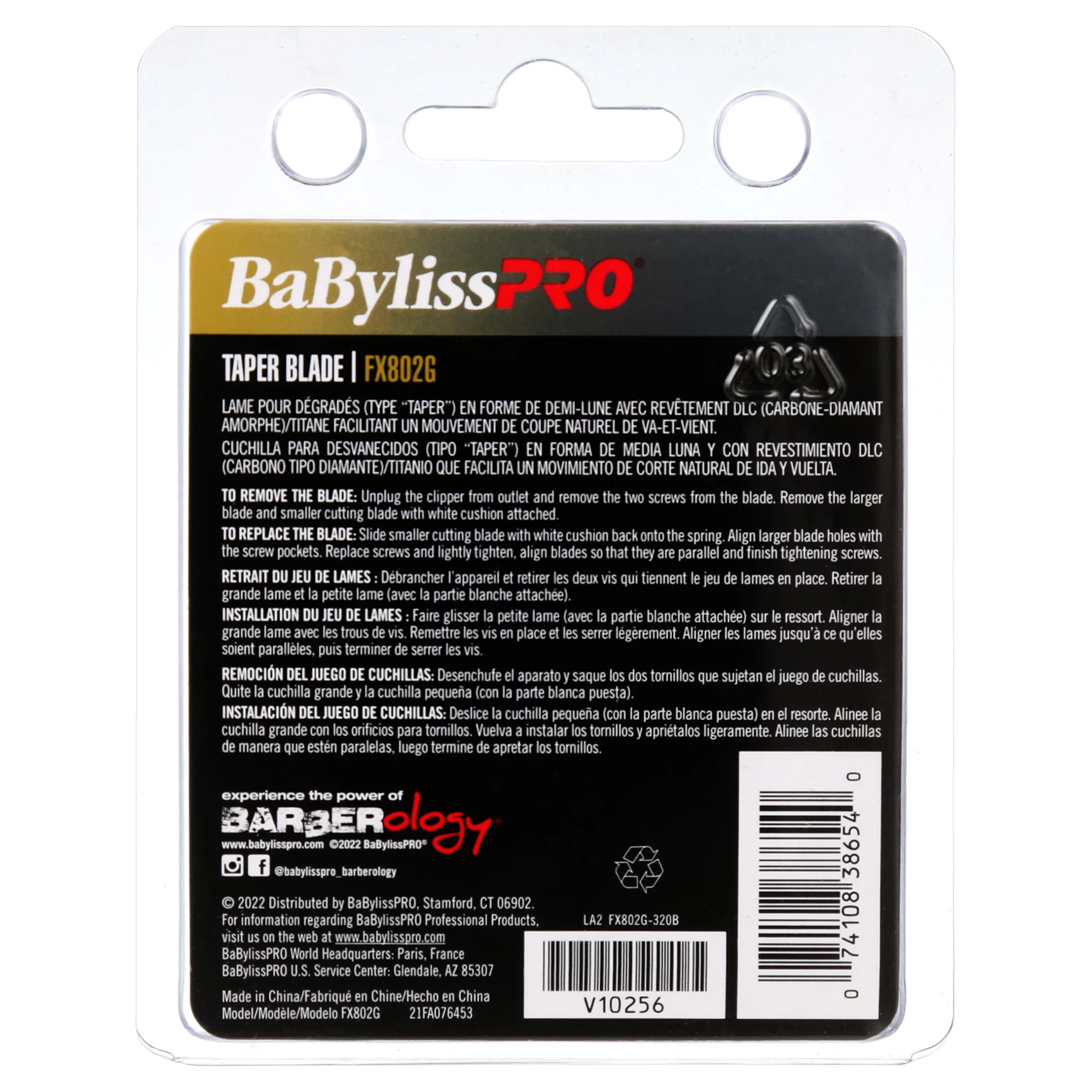 BaBylissPRO DLC/Titanium Replacement Taper Blade - Image 3
