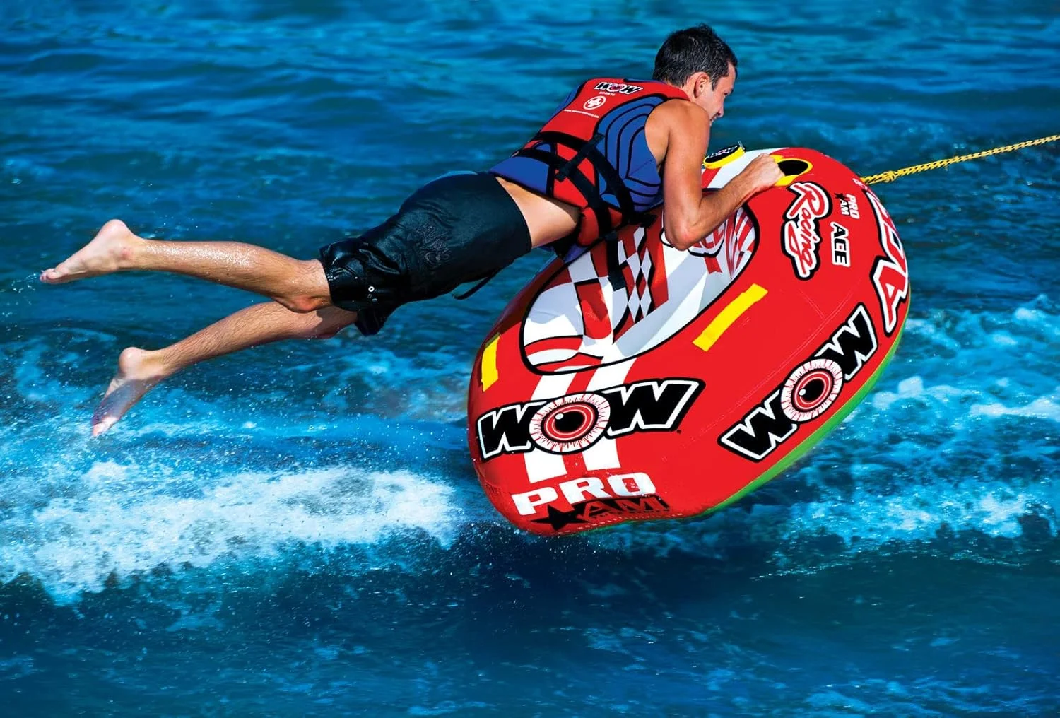 WOW Sports Ace Racing Towable for Boating, 1 Person Tube - Image 4