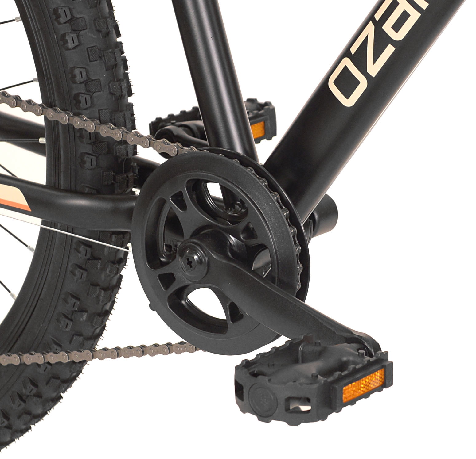 Ozark Trail 24" M.1 Vibe Mountain Bicycle, 8 Speed, Black, Fits Riders 4'6" - 5'6", Teen, Unisex - Image 12