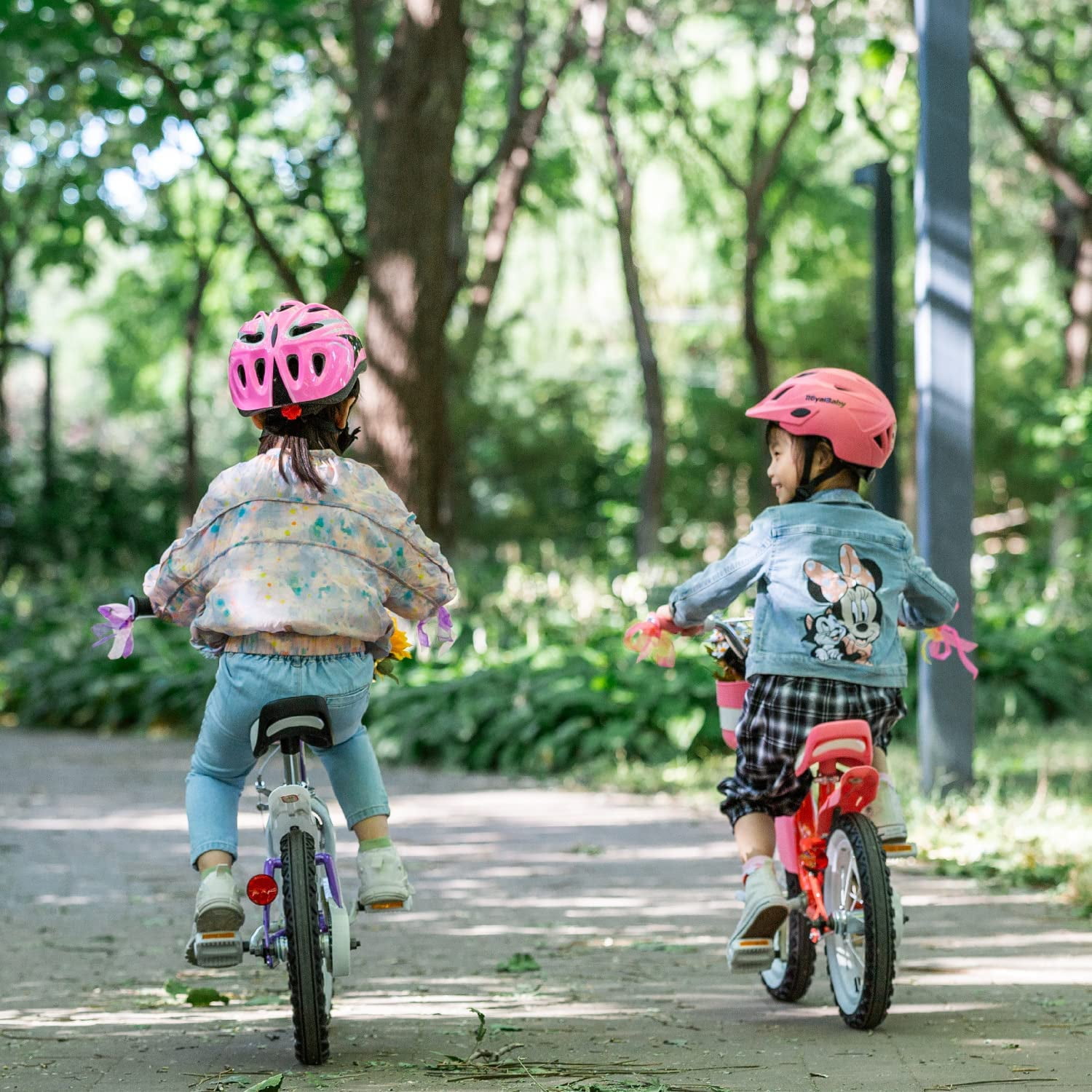 Royalbaby Little Swan Red 16 Girl's Bicycle with Training Wheels and Basket - Image 4