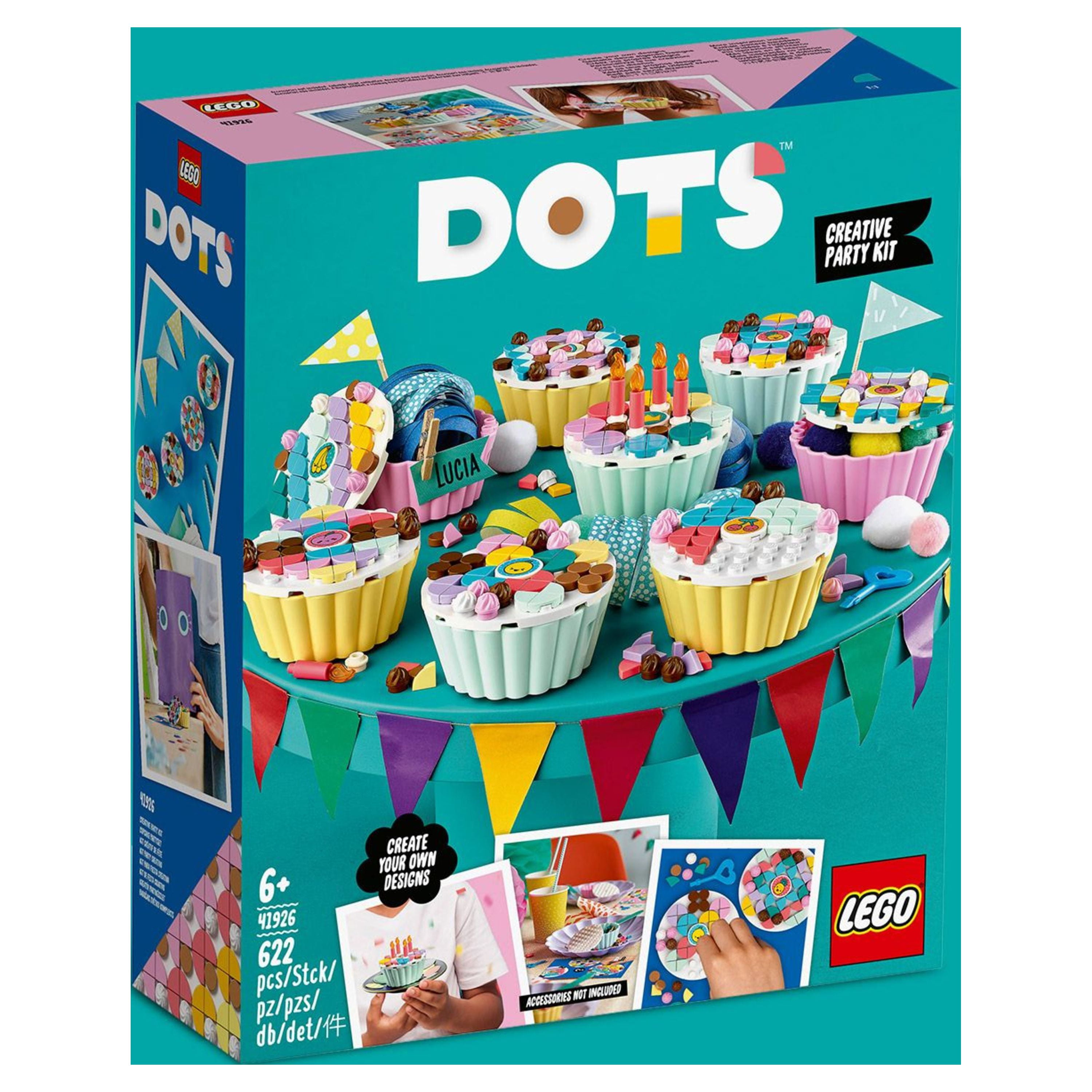 LEGO DOTS Creative Party Kit 41926 DIY Craft Decorations Kit; Creative Group Play Activity (622 Pieces) - Image 5