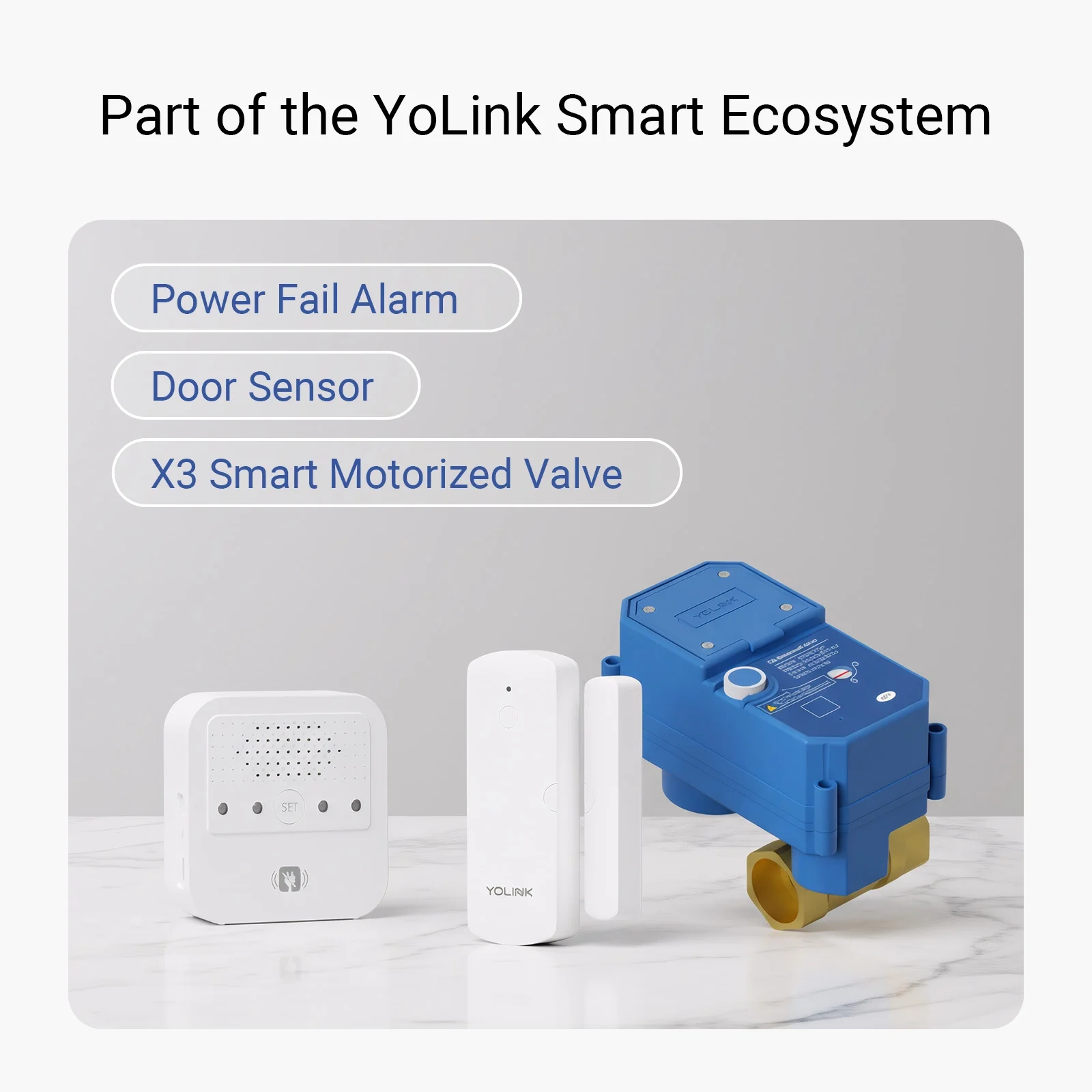 YoLink Smart Home Starter Kit: Hub & Water Leak Sensor 4-Pack, SMS/Text, Email & Push Notifications, LoRa Up to 1/4 Mile Open-Air Range, w/Alexa, IFTTT, Home Assistant - Image 5
