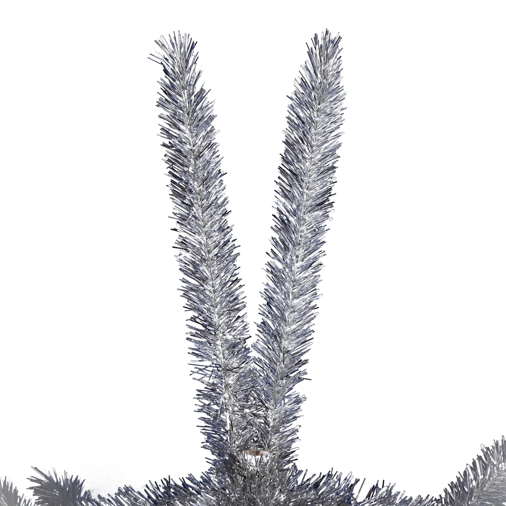 Vickerman 8' x 51" Vintage Aluminum Artificial Christmas Tree, Unlit - Image 4