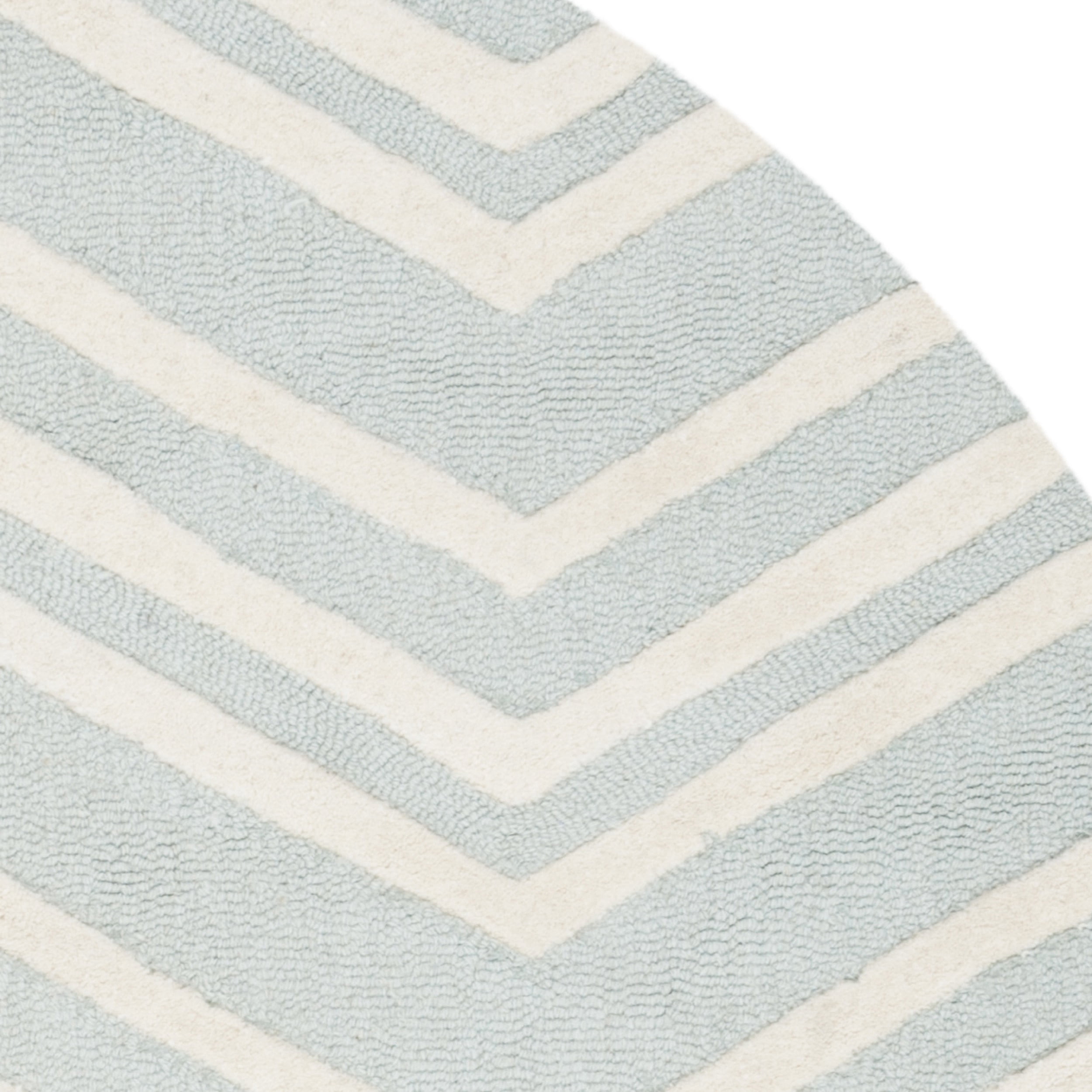 Safavieh Handmade Kids Erza Wool Rug Green,Ivory 5' x 5' 5' x 8',5' Round Indoor,Handmade Living Room,Kids Room,Bedroom Round - Image 5