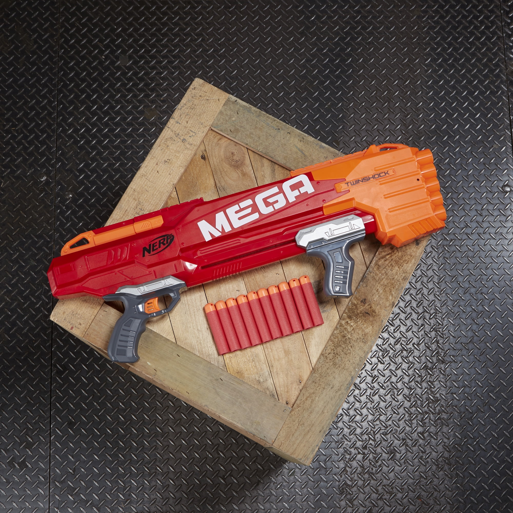 Nerf Mega TwinShock Blaster, 10 Official Nerf Darts - Image 8