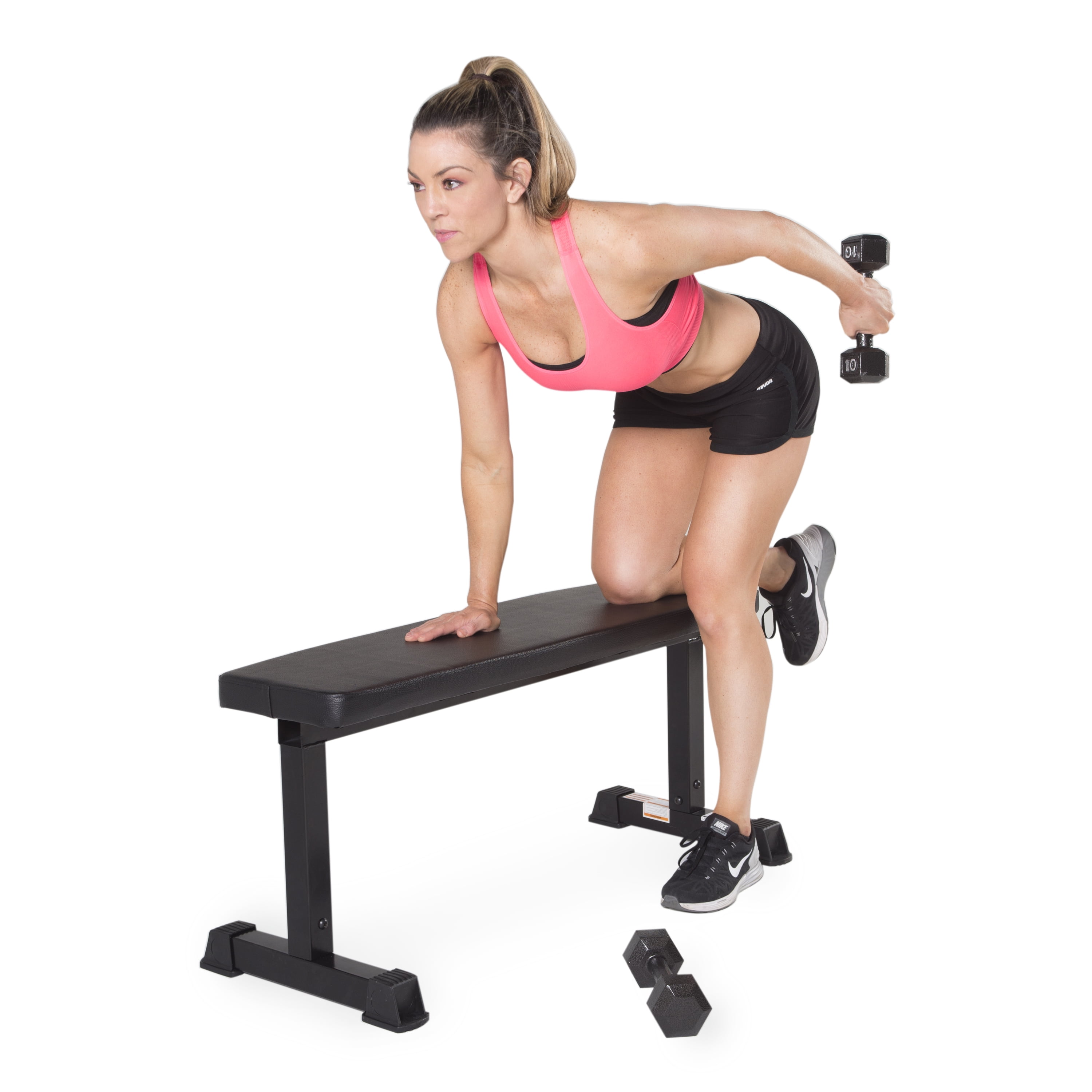 Athletic Works Weight Lifting Flat Bench - Image 4