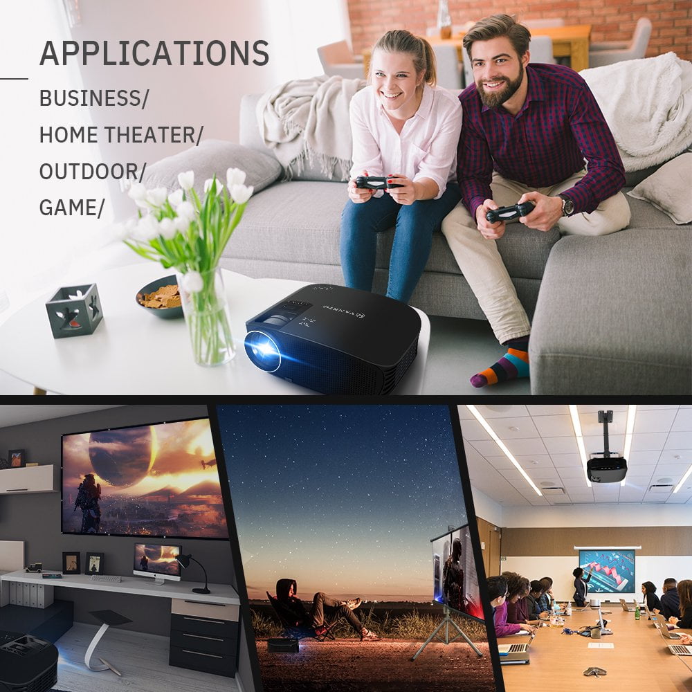 VANKYO Leisure 510 HD Movie Projector, Video Projector with 230" Projection Size, LCD, Support 1080P - Image 4