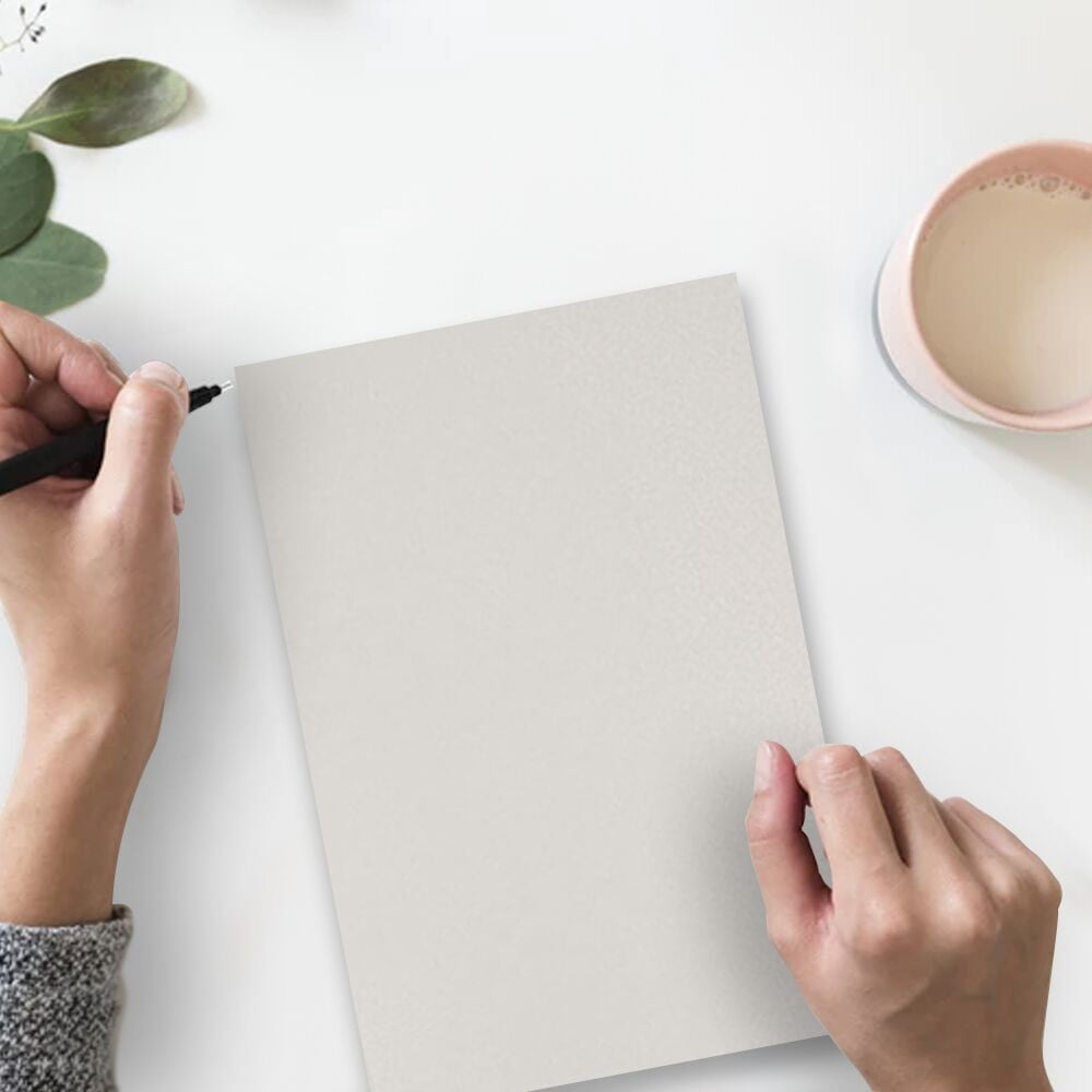 JAM Paper Metallic Cardstock, 8 1/2 x 11, 110lb Silver, 250 per Pack - Image 2