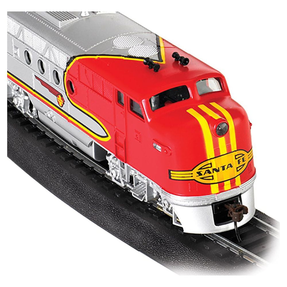 Bachmann Trains Santa Fe Flyer HO Scale Ready-to-Run Electric Train Set | 647-BT - Image 4