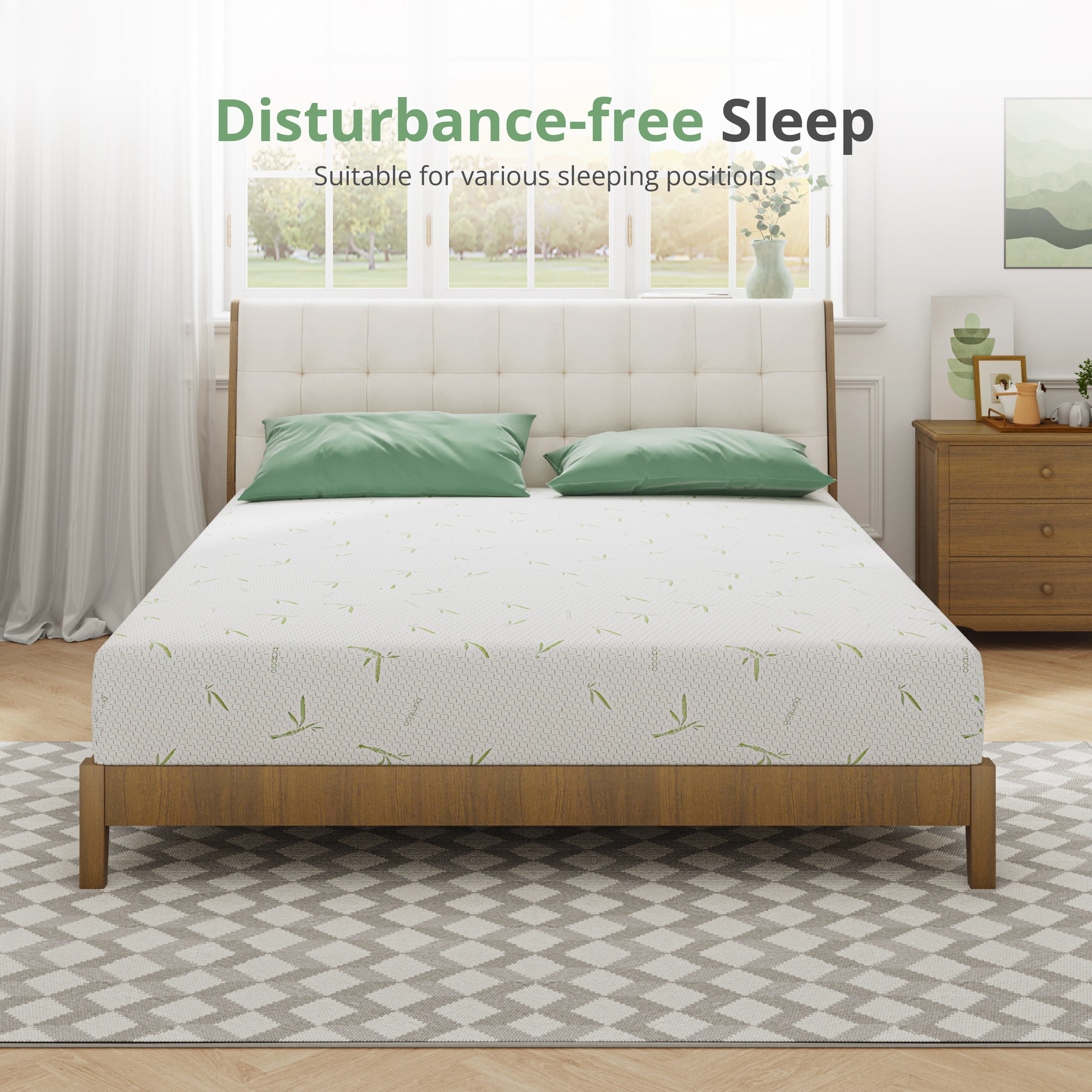 Arctus Twin Mattress, 8 inch Gel Memory Foam Mattress in a Box, Medium - Image 4