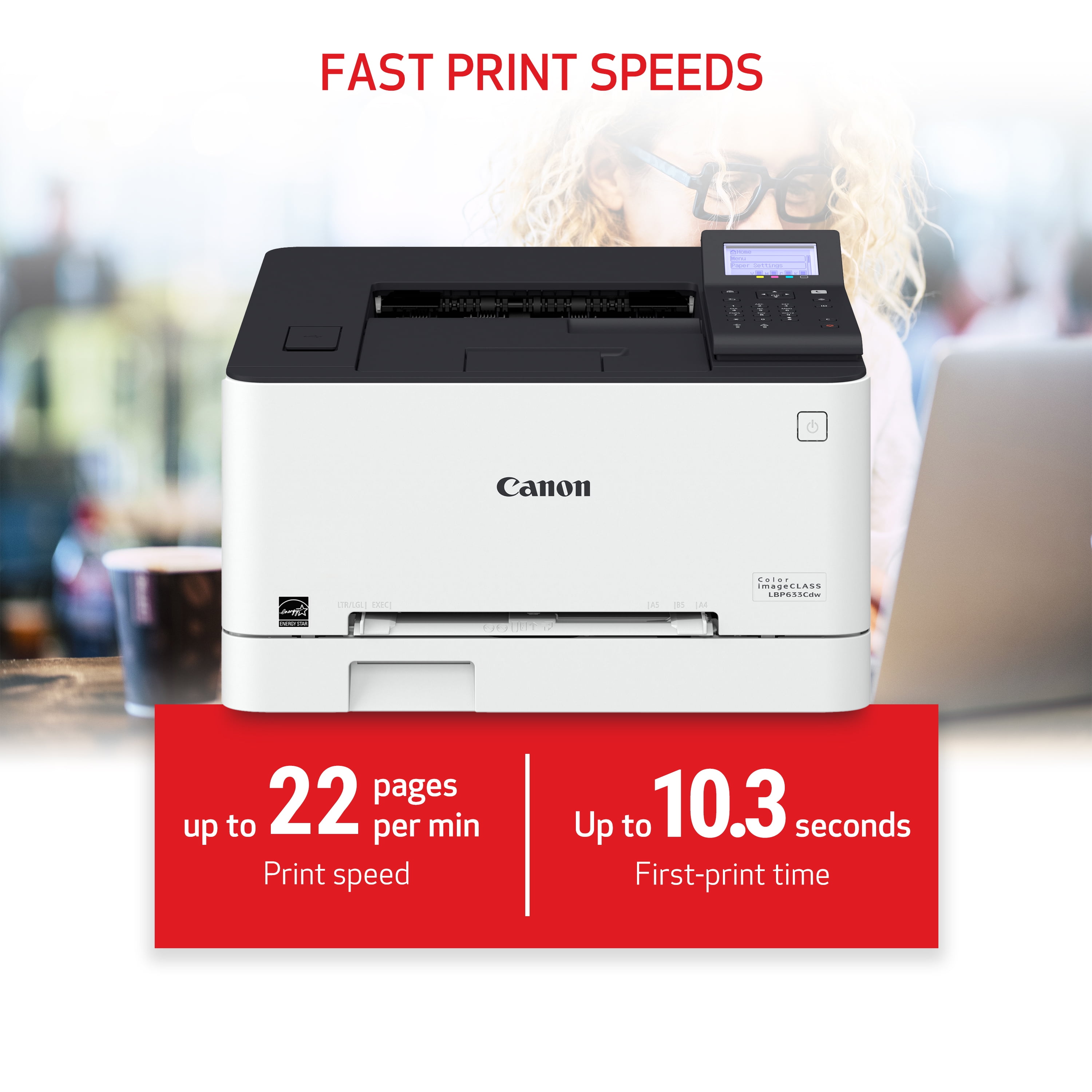 Canon Color imageCLASS LBP633Cdw - Wireless Laser Printer - Image 6