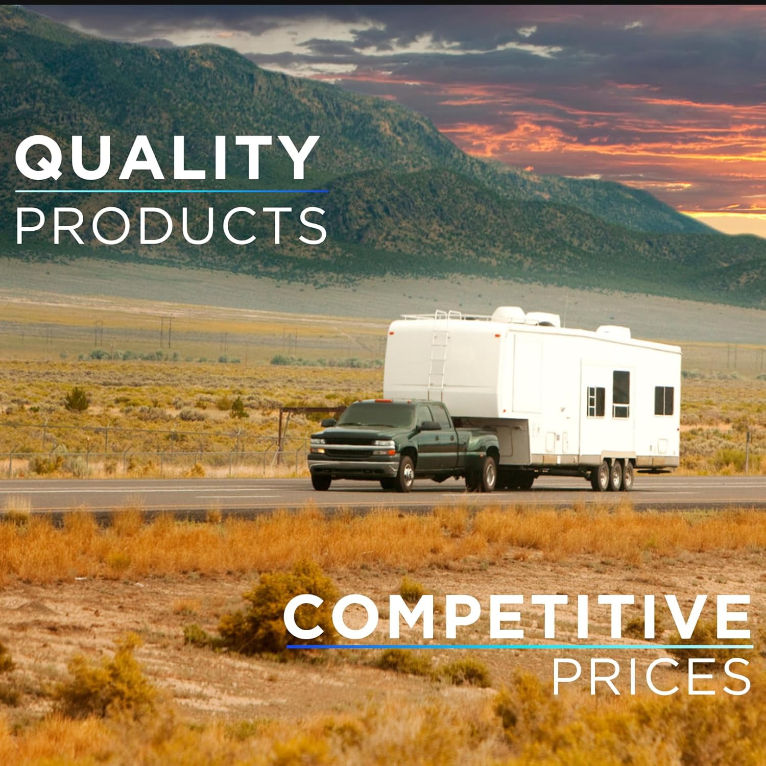 Trailer Tire on Rim ST225/75R15 TrailQuest LRE Radial 10 Ply 6 Lug Silver Modular Wheel 6X5.5" Bolt Pattern - Image 4