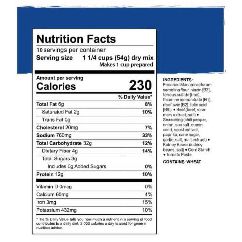 (6 Cans Pack) Mountain House Chili Mac With Beef #10 Can Freeze Dried Camping Food for Emergency - Image 5
