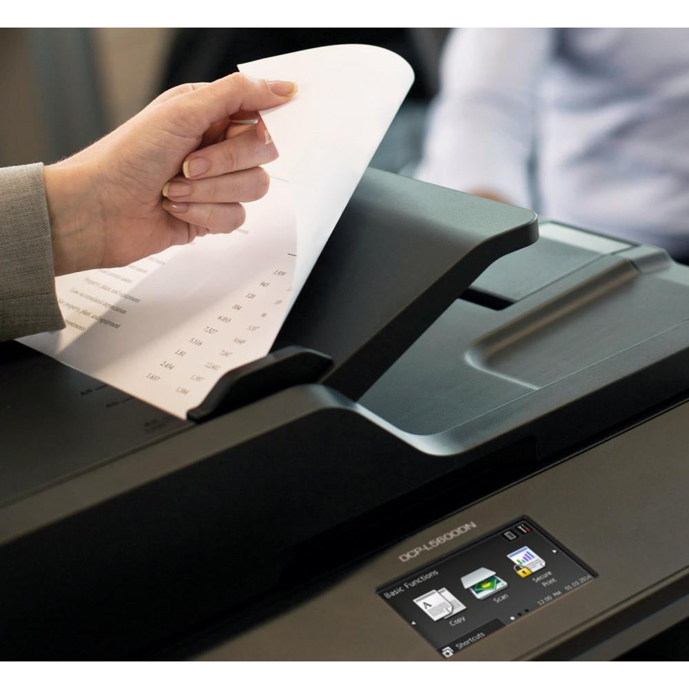 Brother Monochrome Laser Printer, Multifunction Printer and Copier, DCP-L5600DN, Flexible Network Connectivity, Duplex Printing, Mobile Printing - Image 3
