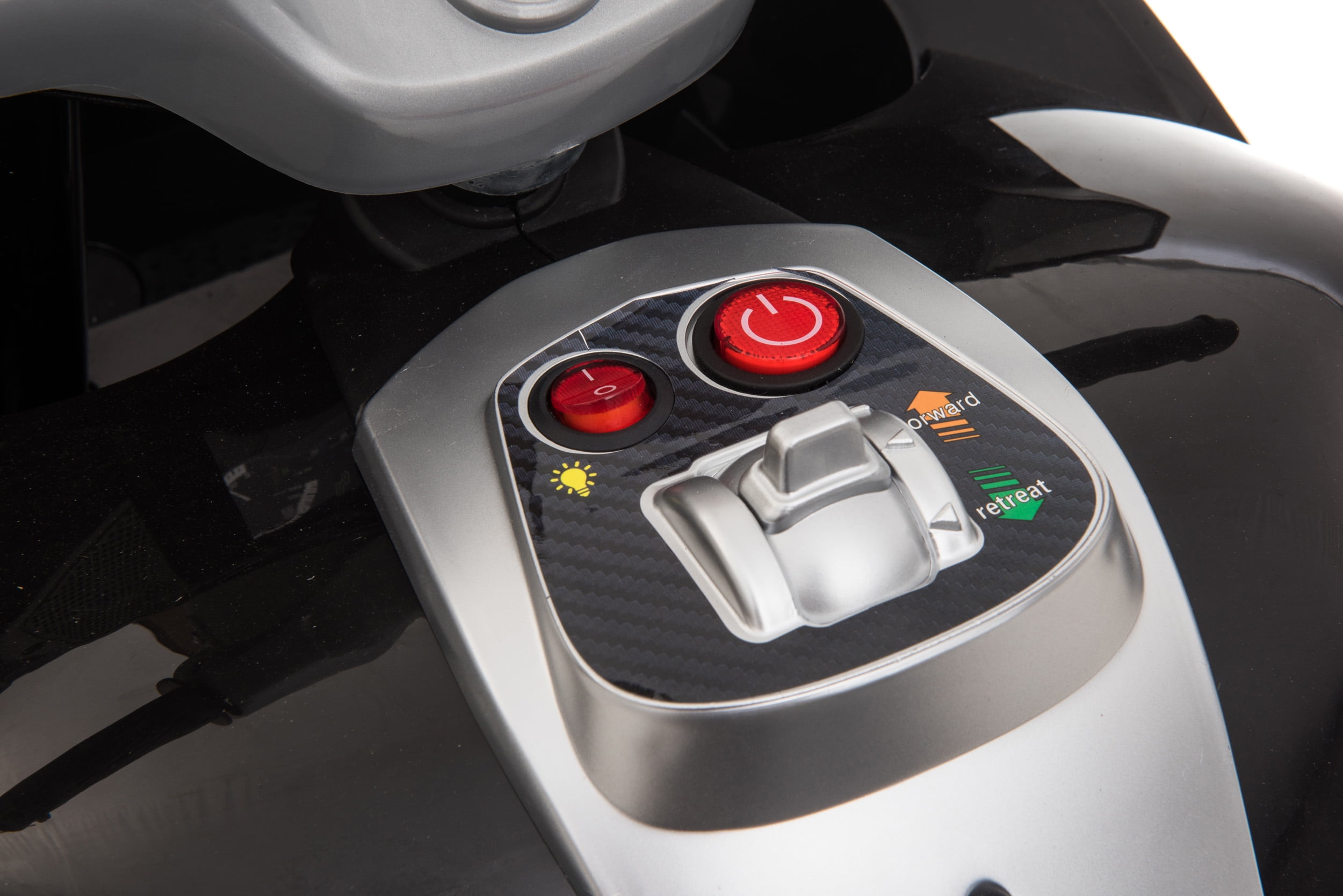 Blazin' Wheels 12V Battery Operated Black Motorcycle Rideon. Unisex Gift Item - Ages 3 Years an up - Image 5