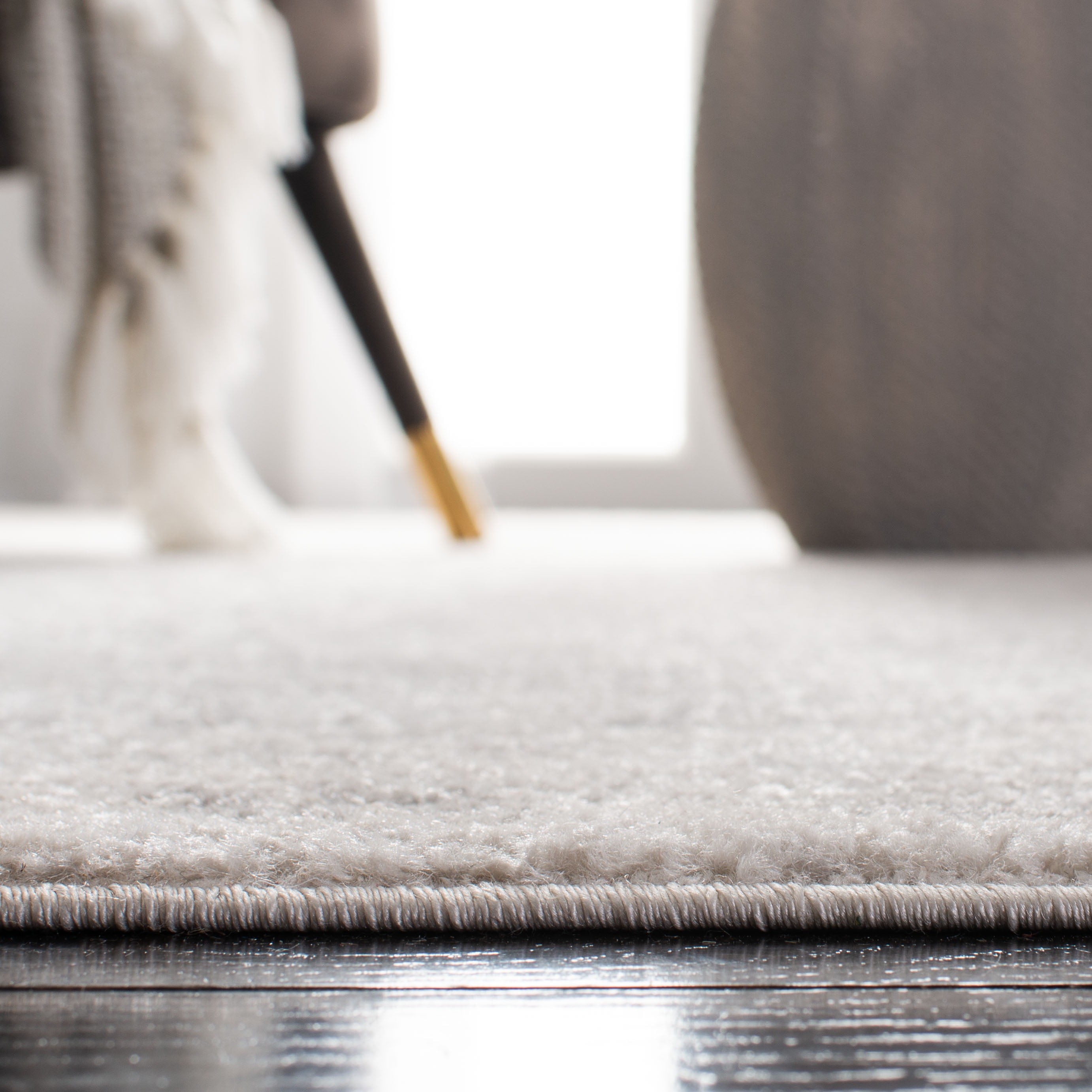 SAFAVIEH Adirondack Zoey Distressed Area Rug, Ivory/Silver, 9' x 12' - Image 5