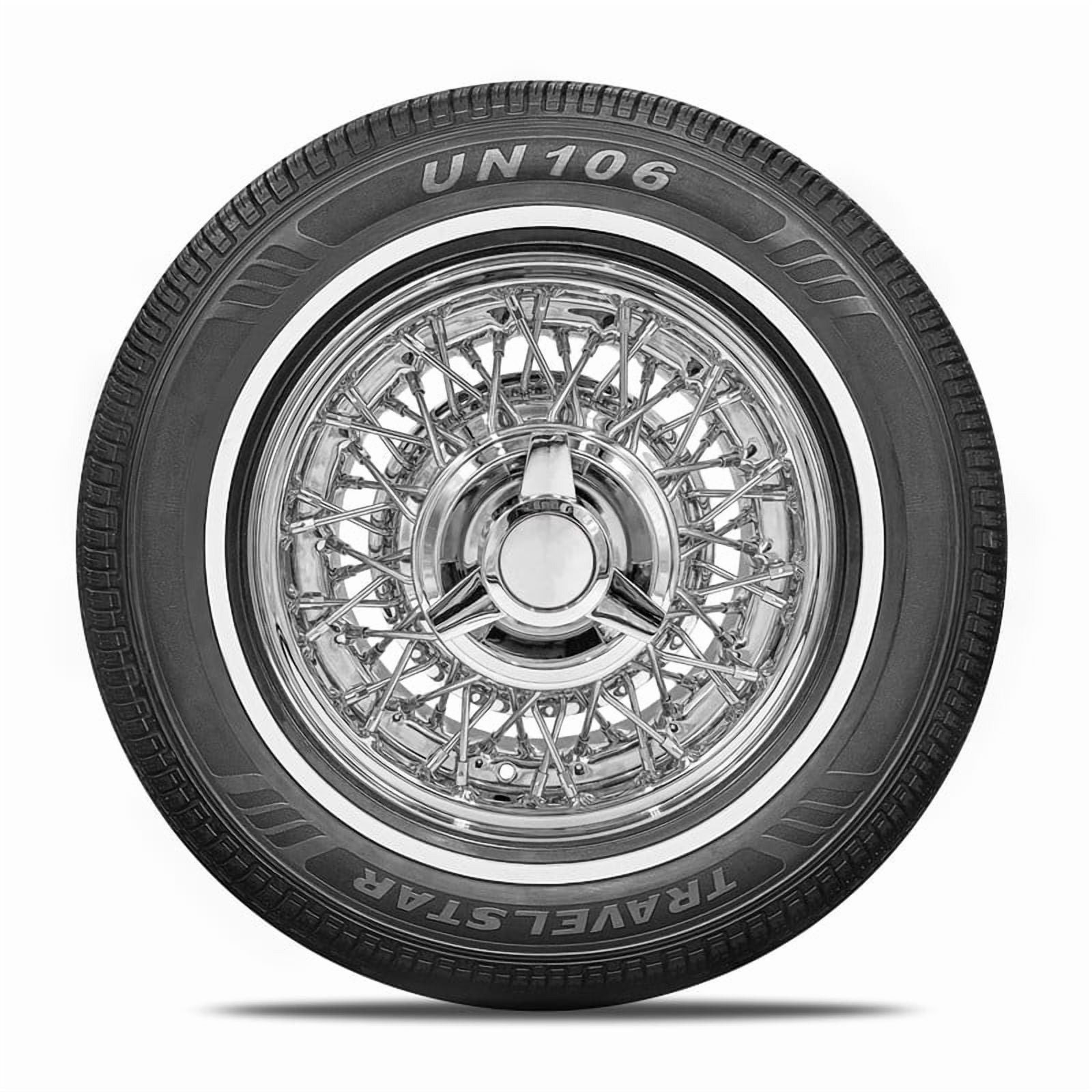 Travelstar UN106 All Season 205/75R14 95S Passenger Tire 205/75/14,White Wall 18mm(Tire Only) - Image 3
