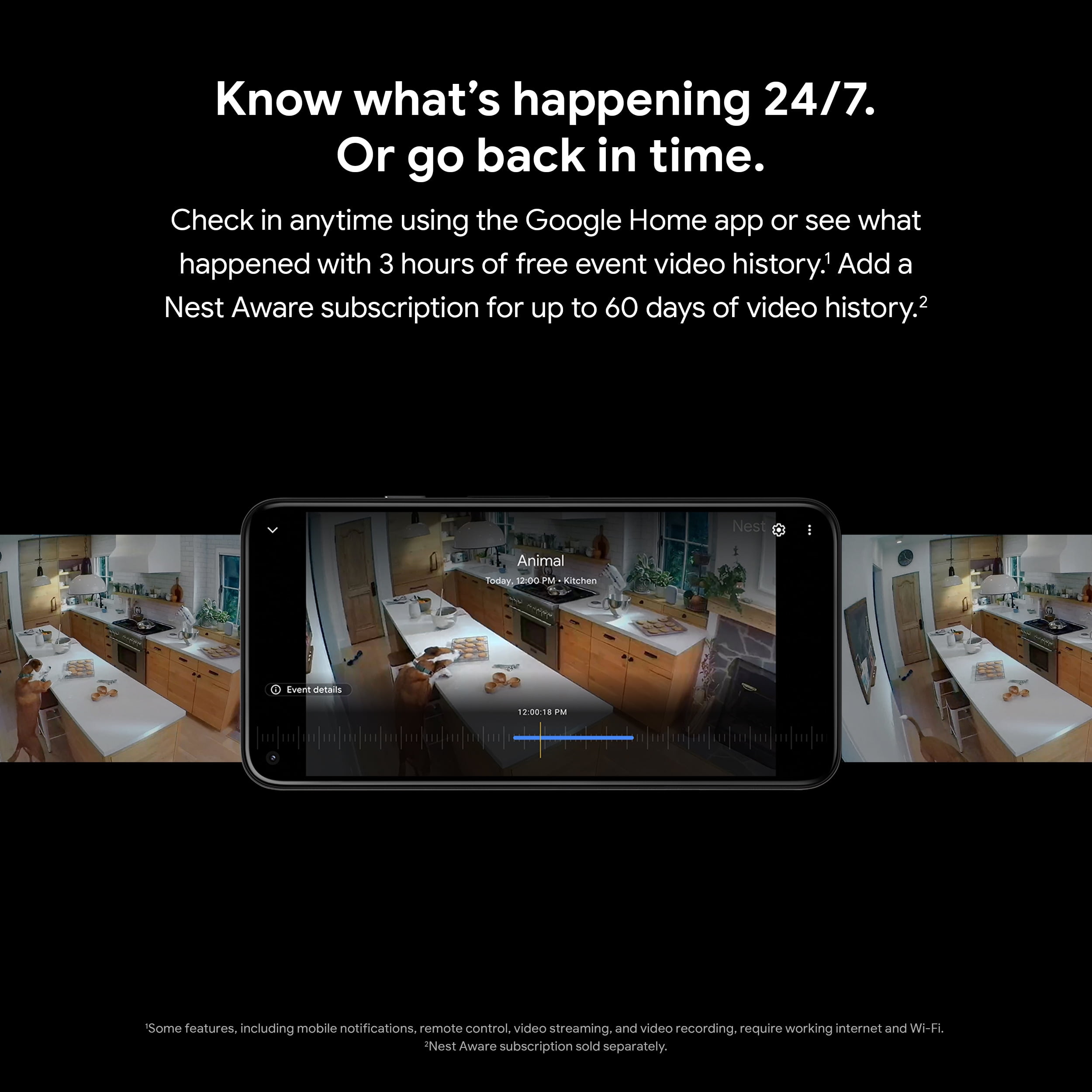 Google Nest Cam 2-Pack - Outdoor or Indoor | Battery Wireless Indoor and Outdoor Security Camera for Home Security Cameras - Snow - Image 10