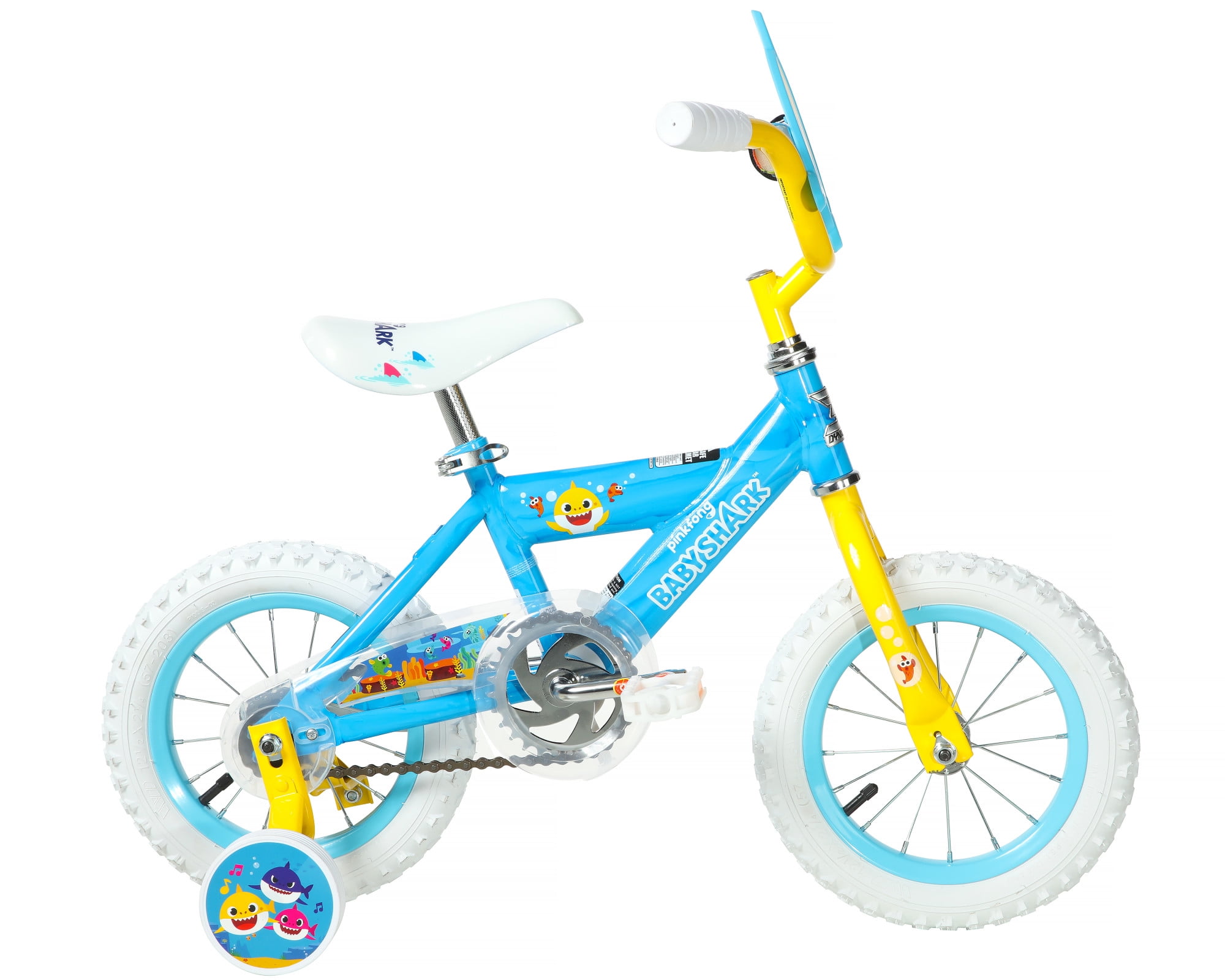 12" Dynacraft Baby Shark Boys BMX Bike, Kids Age 3-5 Years - Image 11