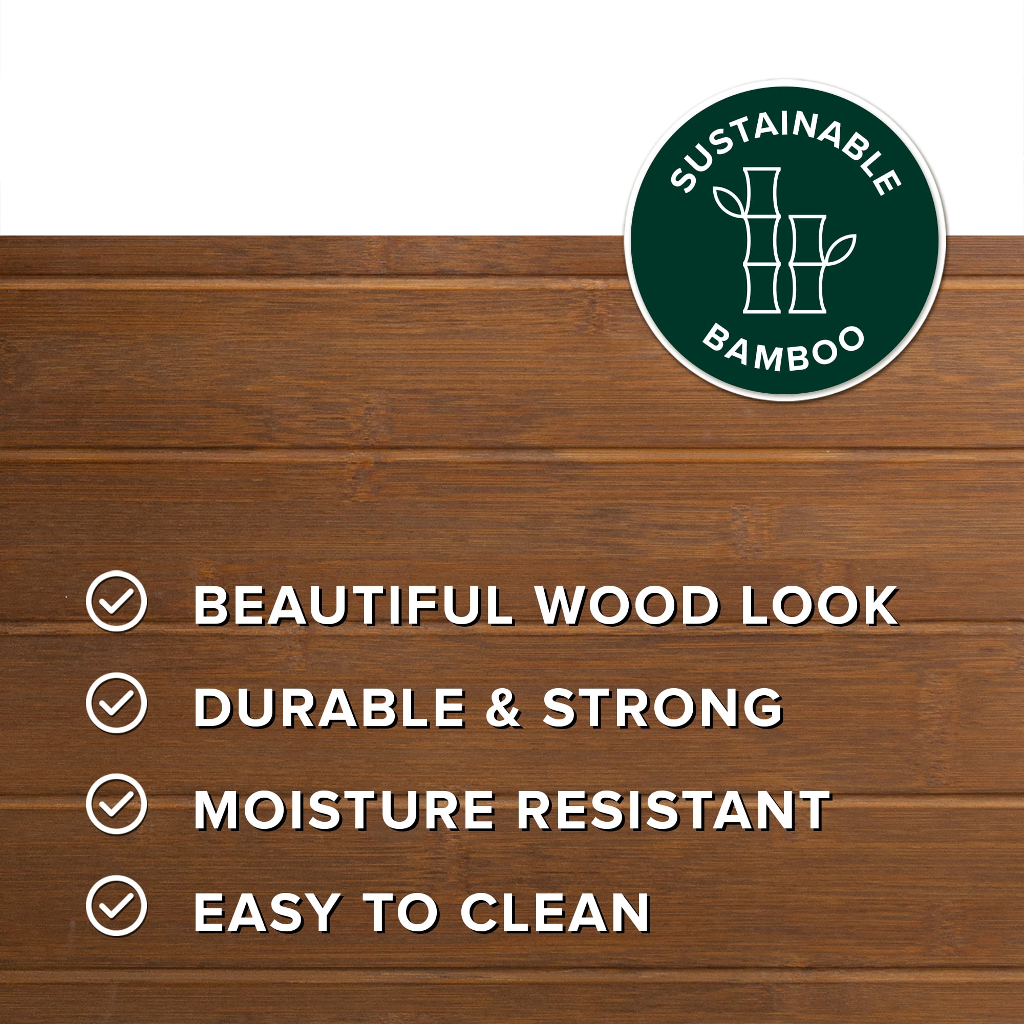 Zinus Suzanne 39" Bamboo and Metal Platform Bed Frame with Shelf and USB Ports, Adult, Queen - Image 5