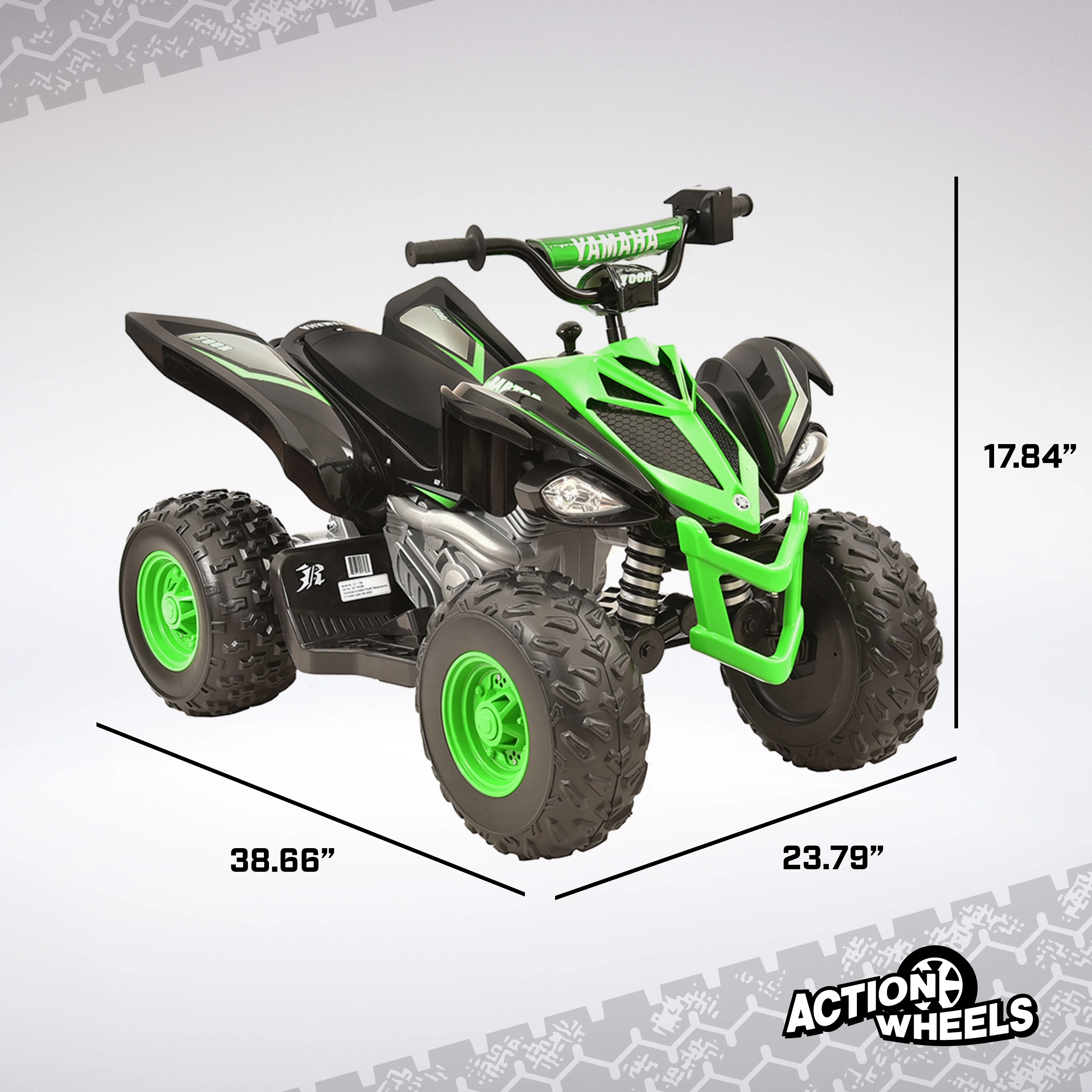 Yamaha Raptor 12V ATV Ride-on, Ages 3+, Speeds Up to 5 MPH, Includes Battery and Charger - Image 4