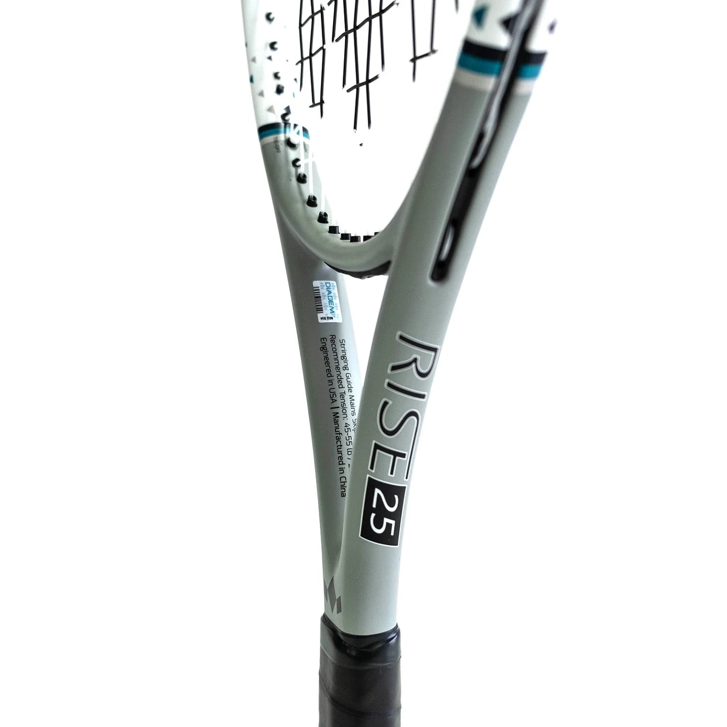 Diadem Sports Rise 25" Junior Tennis Racket in Grey, 8.5oz,Pre-Strung, Grip Size G0 - Image 7