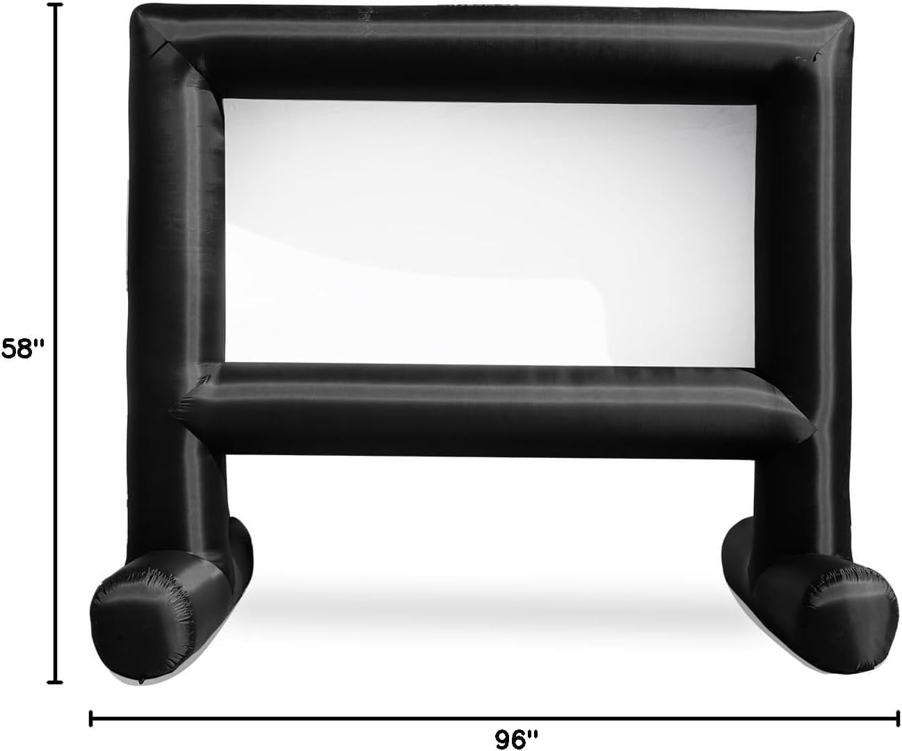 XtremepowerUS 16' Inflatable Projector Screen Outdoor Movie Screen with Air Blower, Storage Bag - Image 5