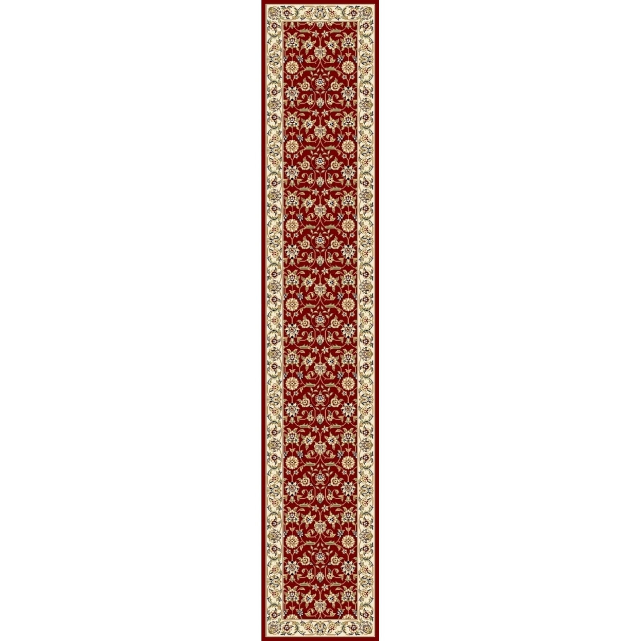 SAFAVIEH Lyndhurst Edith Traditional Floral Area Rug, Multi/Ivory, 6' x 6' Square - Image 7