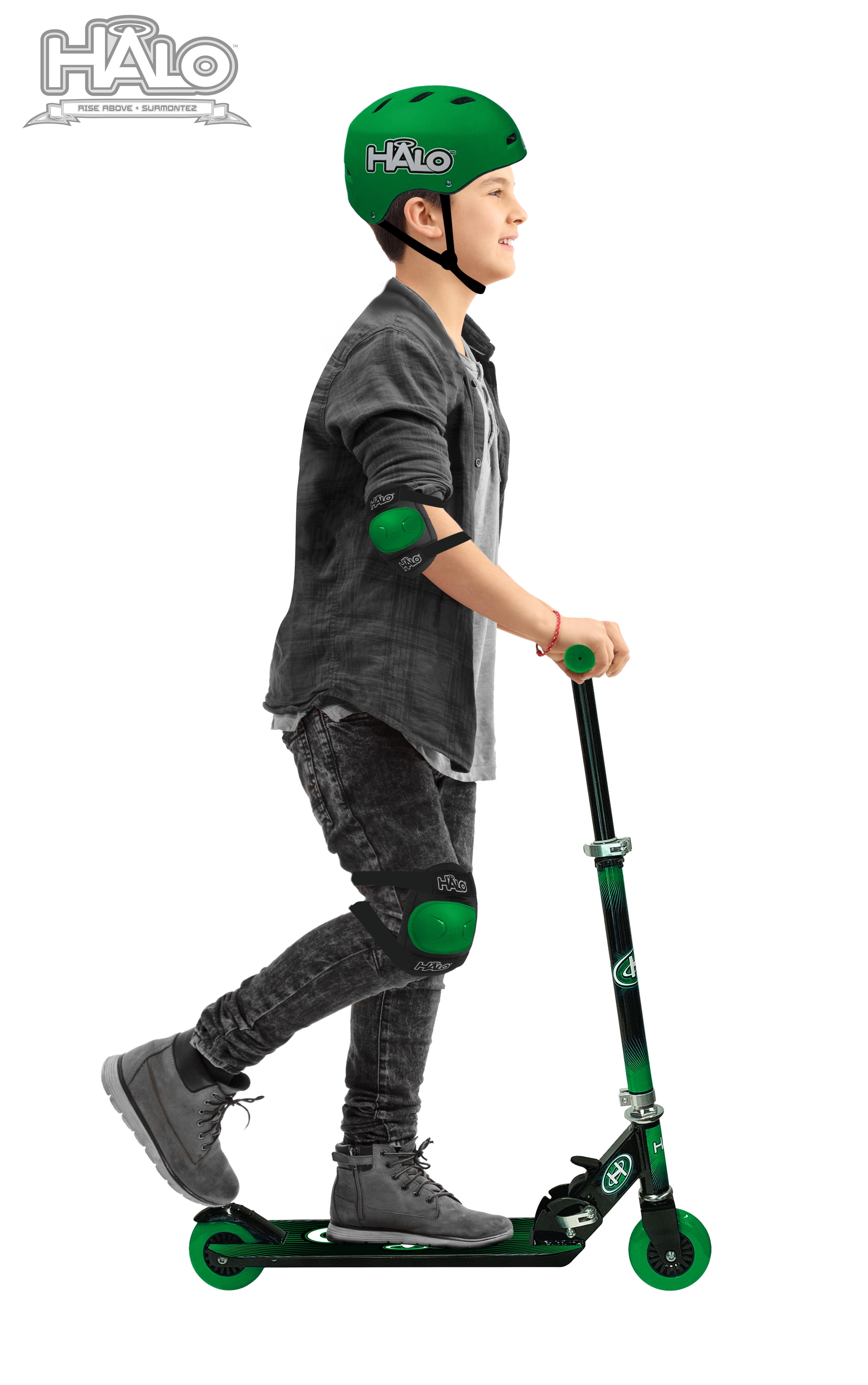HALO RIse Above 6-Piece Scooter Combo Set - Green - Image 6
