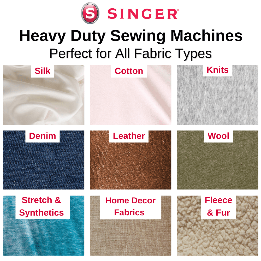 SINGER Heavy Duty 44S Sewing Machine with Accessories, 23 Built in Stiches deliver 97 Stitch Applications, 1100 Stitches/min, Powerful Performance, Great for All Projects & Fabrics - Image 4