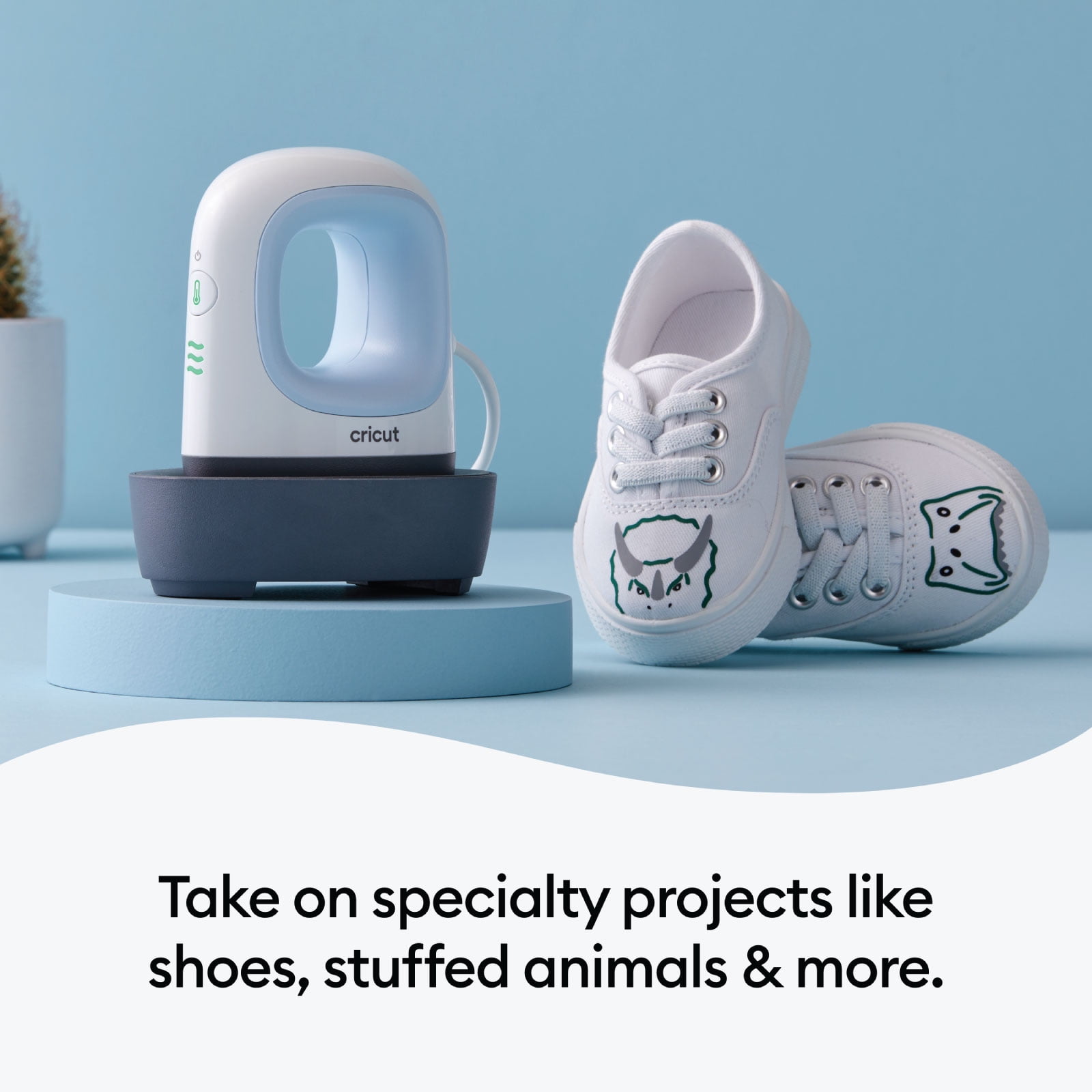 Cricut EasyPress Mini, Zen Blue Heat Press Machine and Cricut Everyday Iron-On HTV Ocean Bundle - Image 6