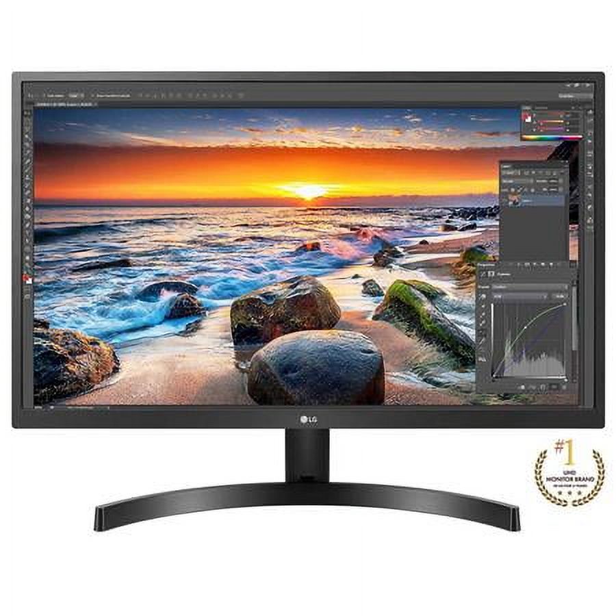 LG 27UK500-B 27'' UHD IPS HDR10 Monitor with AMD FreeSync - Black - Image 3