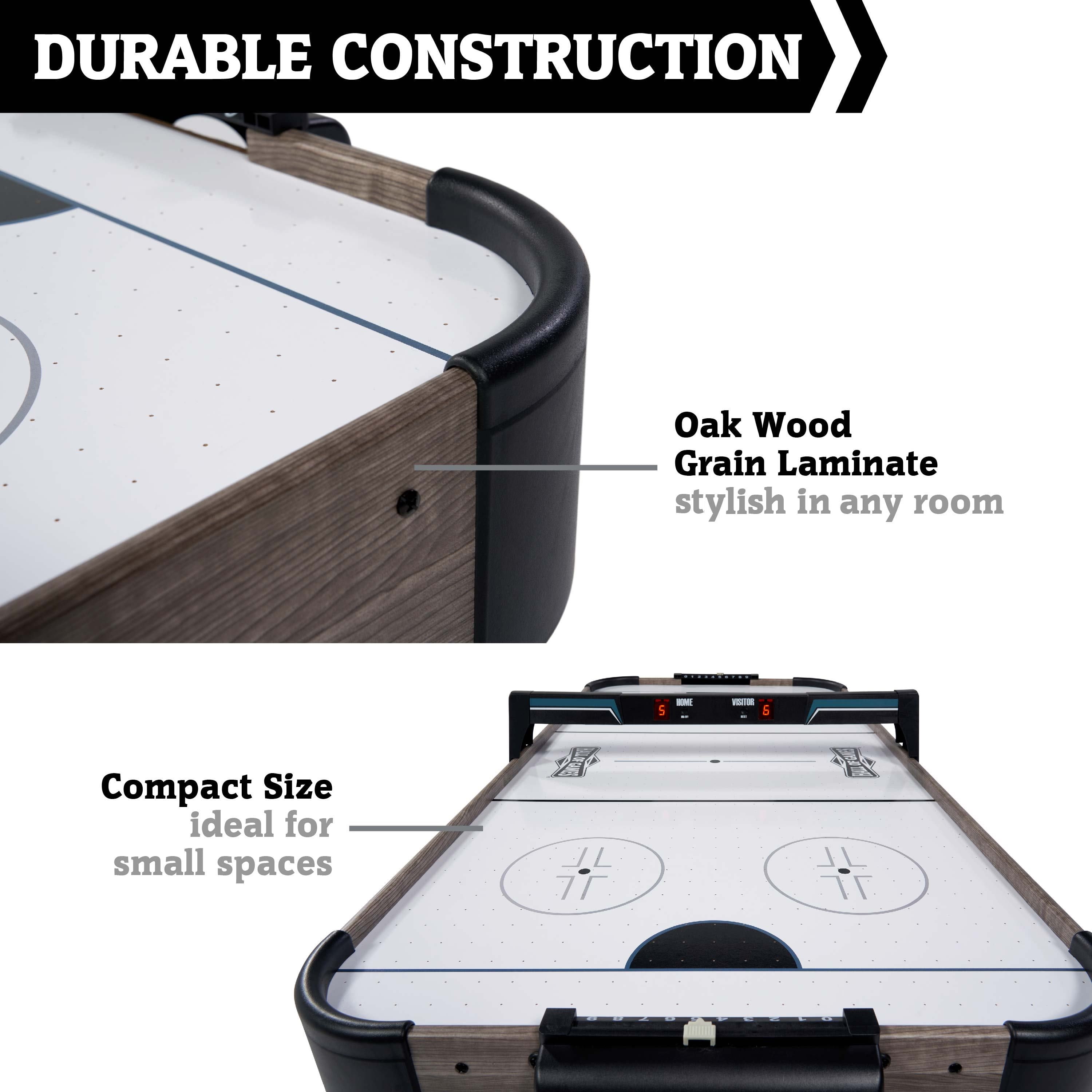 4 ft. Charleston Air Hockey Table with Accessories, 48 inch x 24 inch x 30 inch by Hall of Games - Image 5