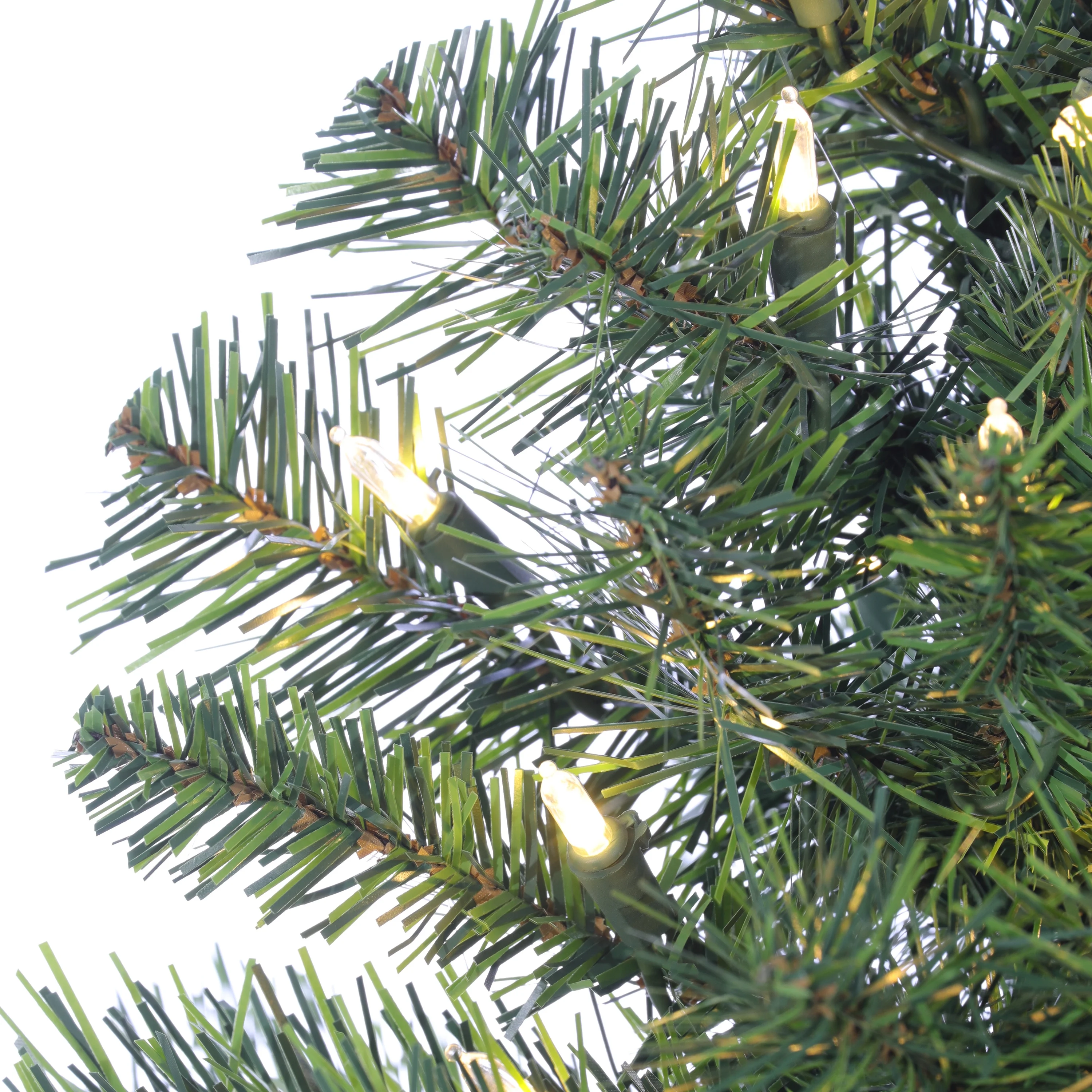 4 ft. Pre Lit Warm White LED Pop Up Fir Tree - Image 3