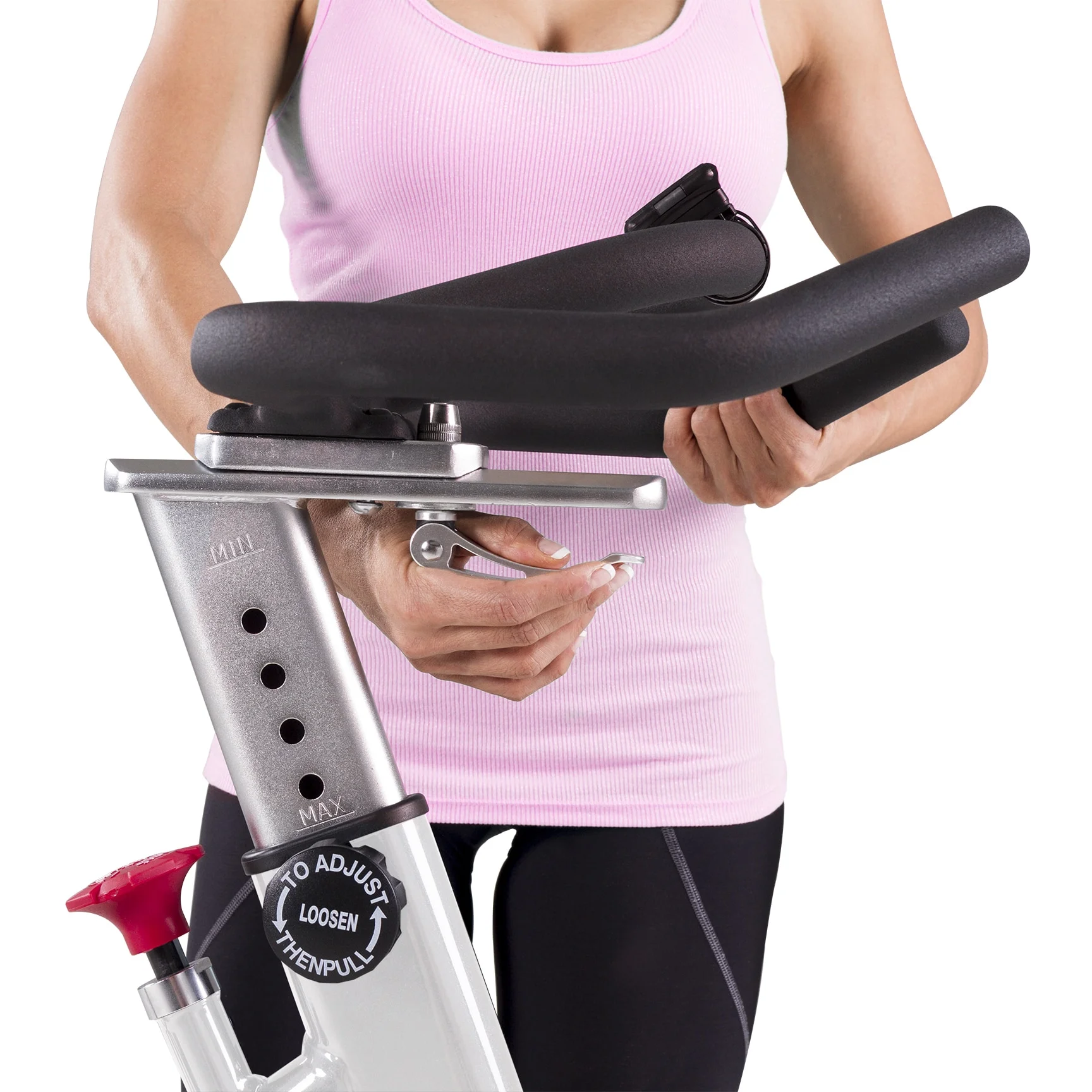 XTERRA Fitness MB550 Indoor Cycling Exercise Bike with 48.5 lb Flywheel, Wireless LCD Display, Unlimited Micro-Adjustment Resistance Levels - Image 3