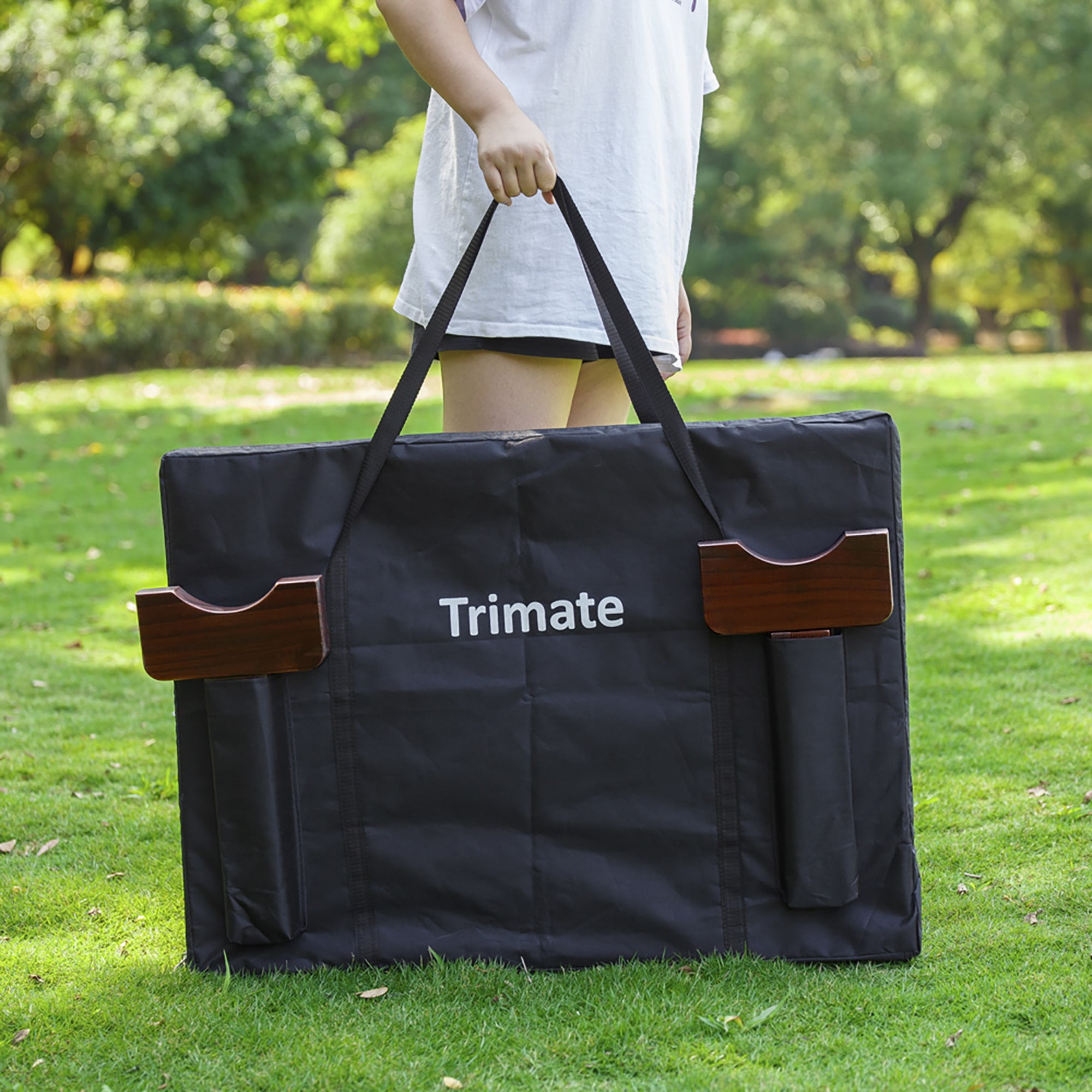 Trimate Wooden Giant Connect 4 Game for Outdoor and Indoor Use, 42 Pieces - Image 5