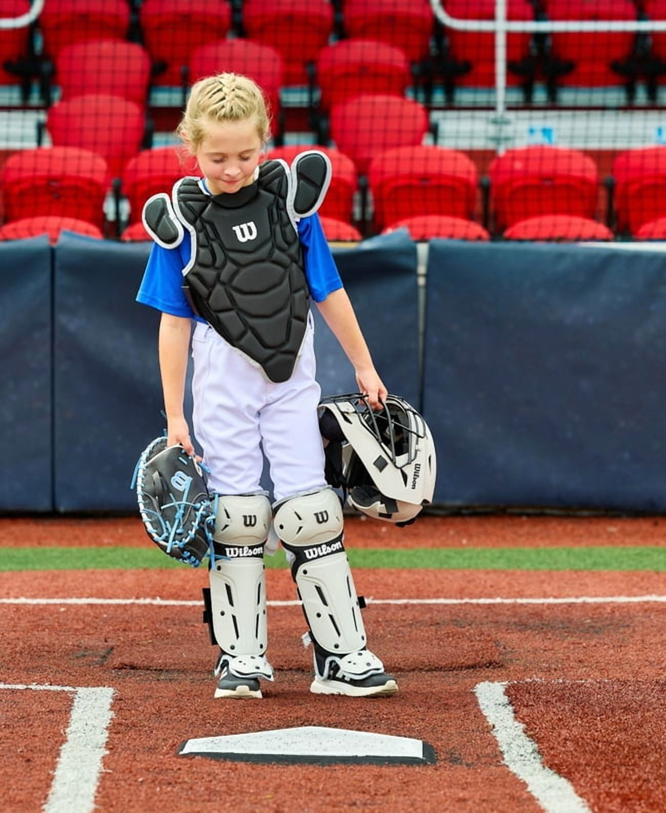 Wilson EZ Gear 2.0 Catcher’s Gear Kit - Black, Large/X-Large (Ages 7-12) - Image 6