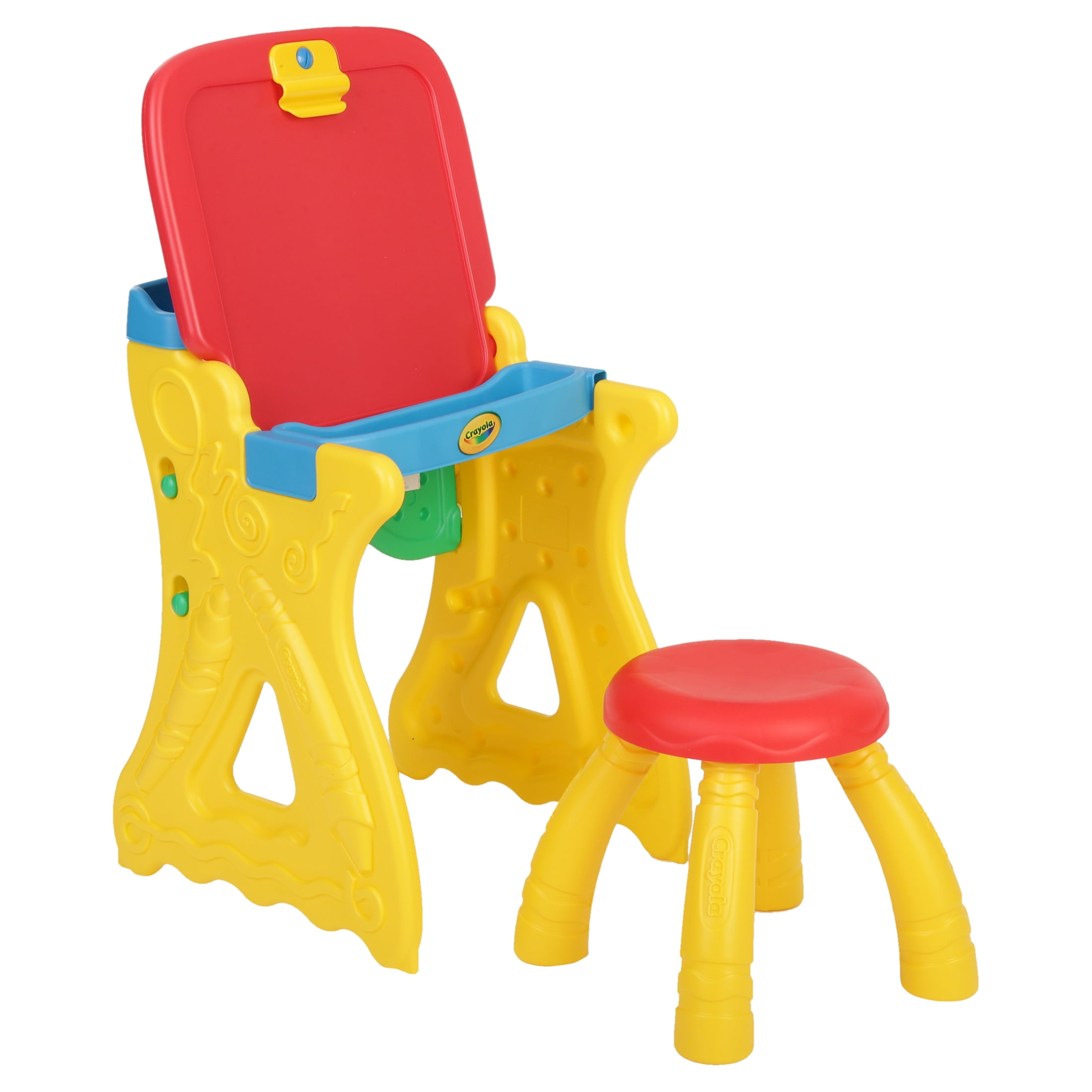Crayola Play 'N Fold Art Studio Easel Desk & Chair Set for Kids Room - Image 4