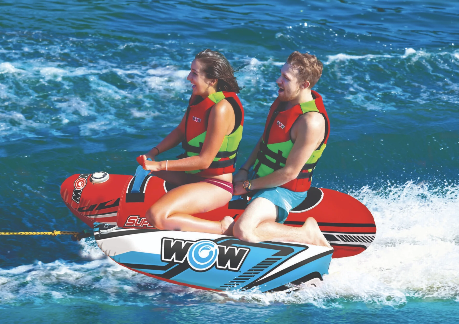 WOW Sports Super Sub 1-2 Person Towable, Waterskiing Towables for Children to Adult Ages 12+ - Image 3