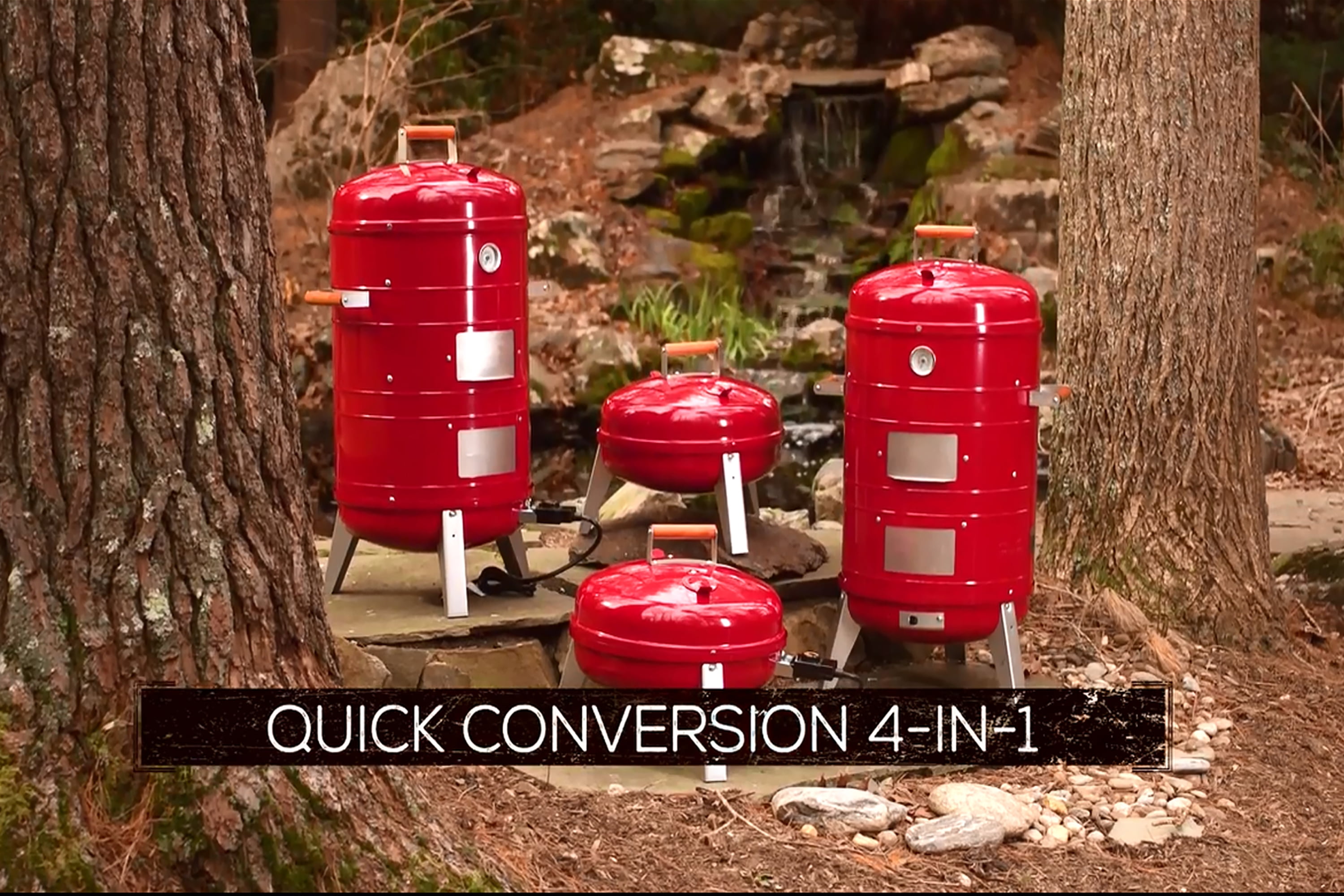 Americana 4-in-1 Electric and Charcoal Water Smoker - Image 7