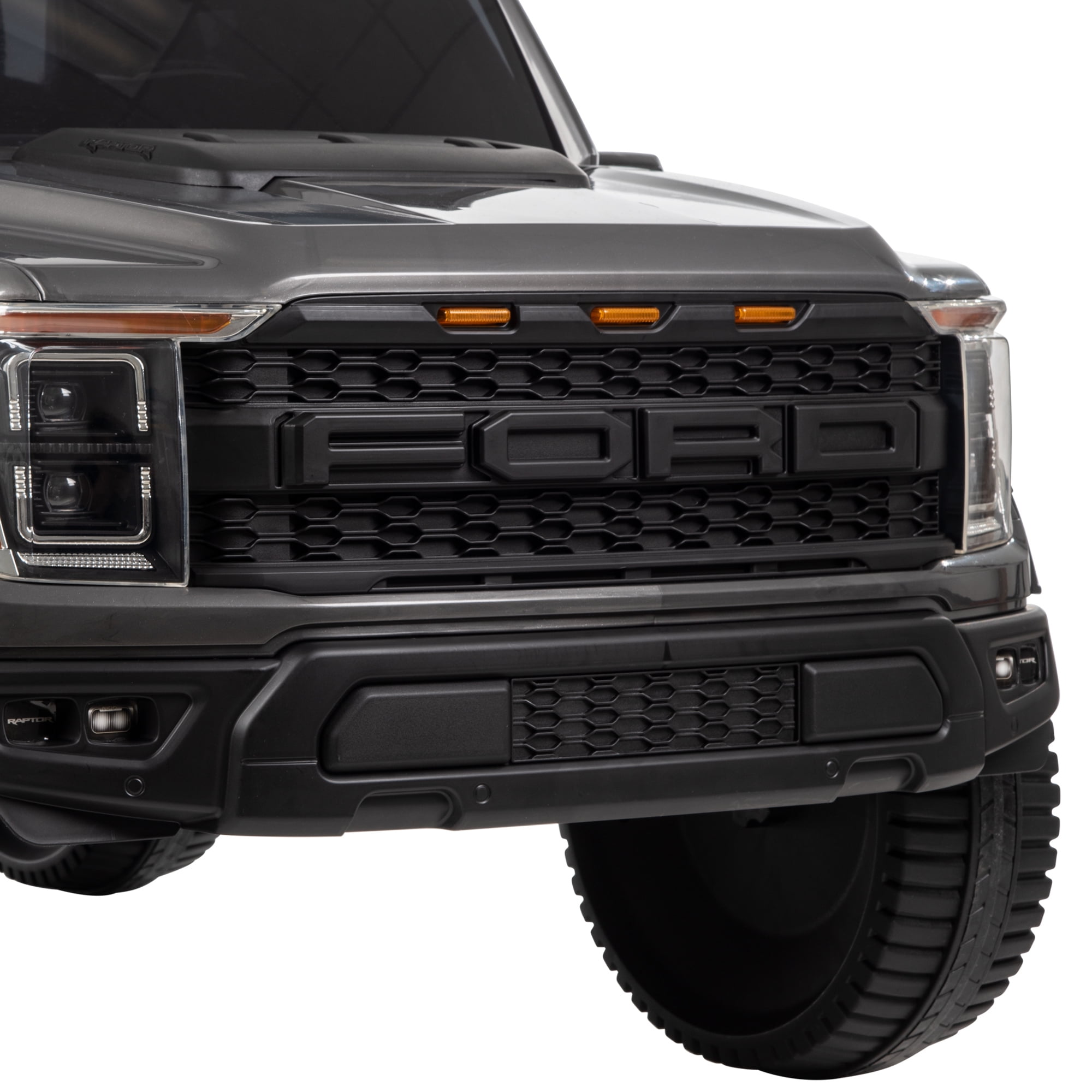 12V Ford F-150 Raptor Battery Ride-on Toy, Carbonized Grey, Kids Ages 3+, by Huffy - Image 22