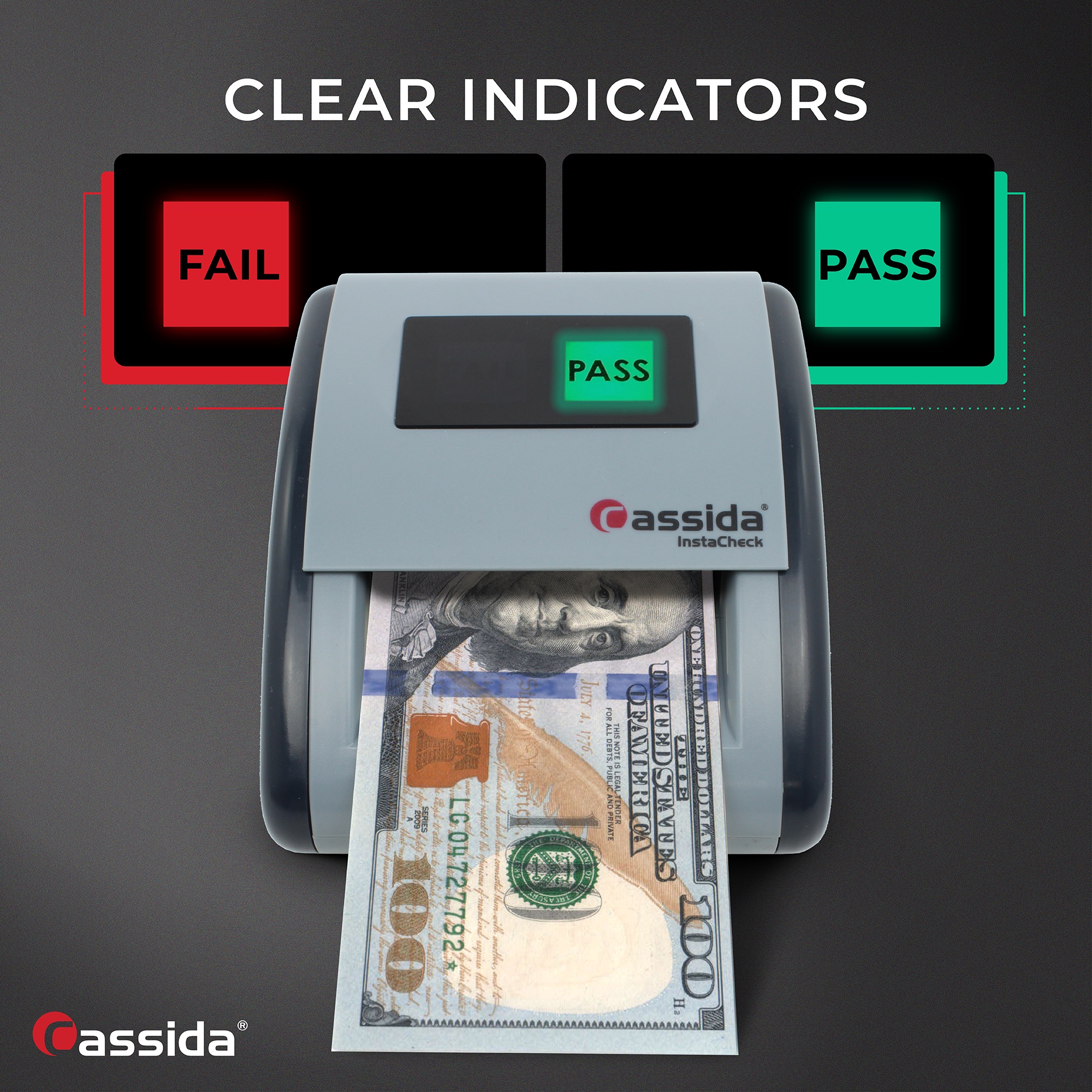 Cassida Instacheck Counterfeit Detector with Simple and Efficient Pass/Fail Indicators - Image 6