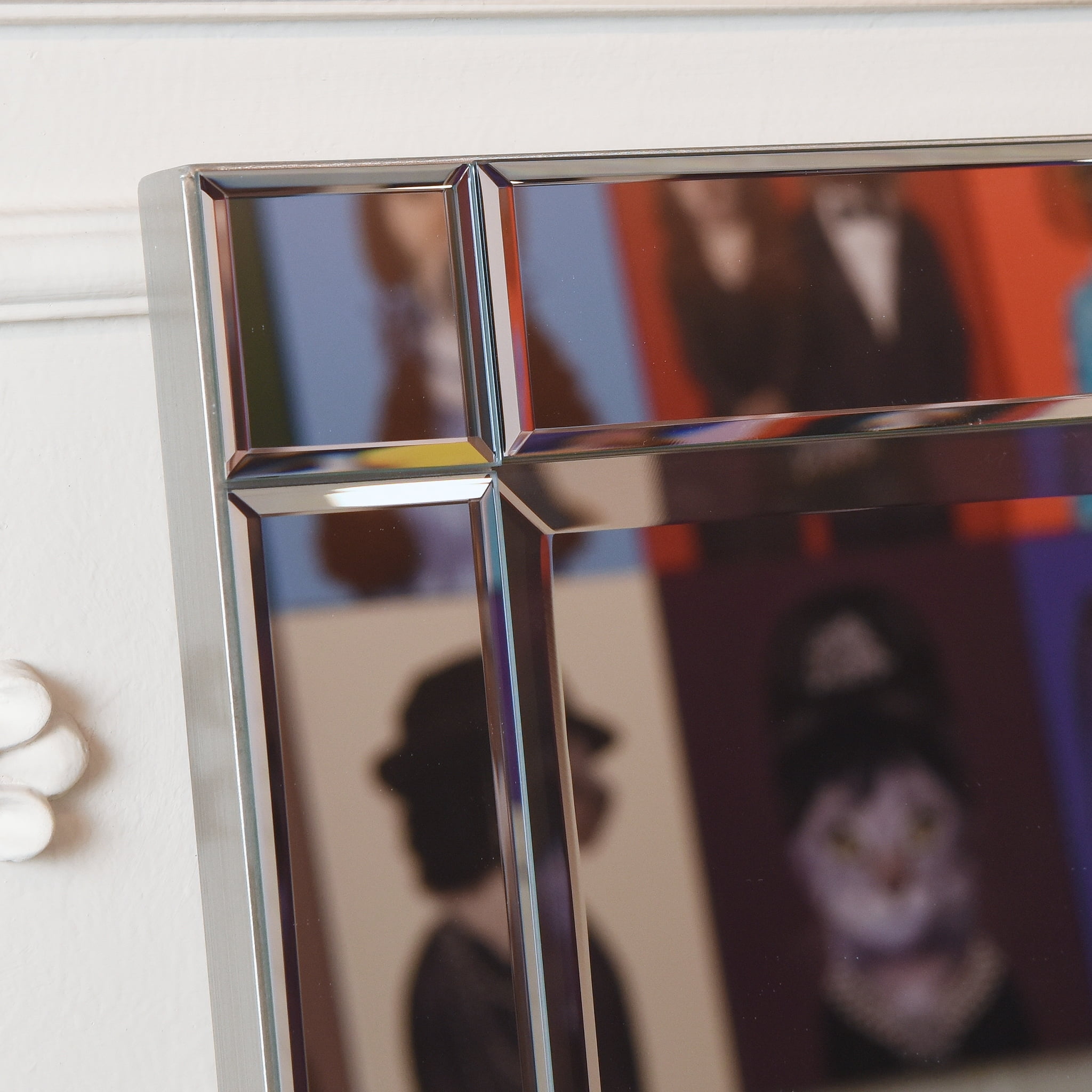 Empire Art Direct Moderno Squared Corner Beveled Rectangle Wall Mirror, 24" x 54", Ready to Hang - Image 8