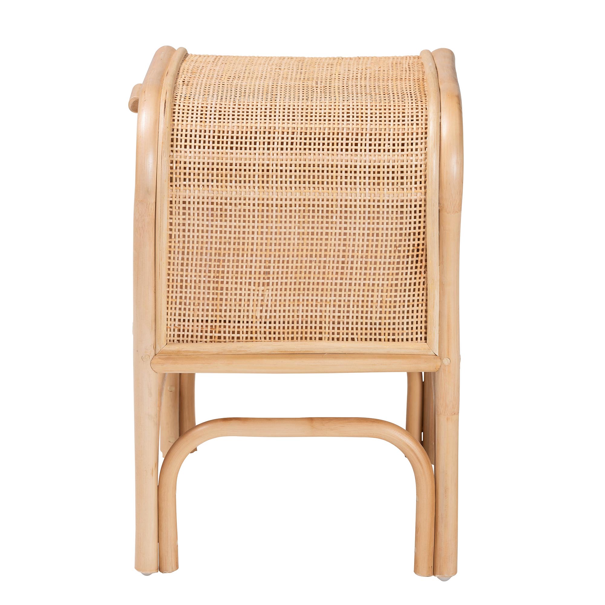 bali & pari Carabella Boho Nightstand, 1-Drawer, Natural - Image 6