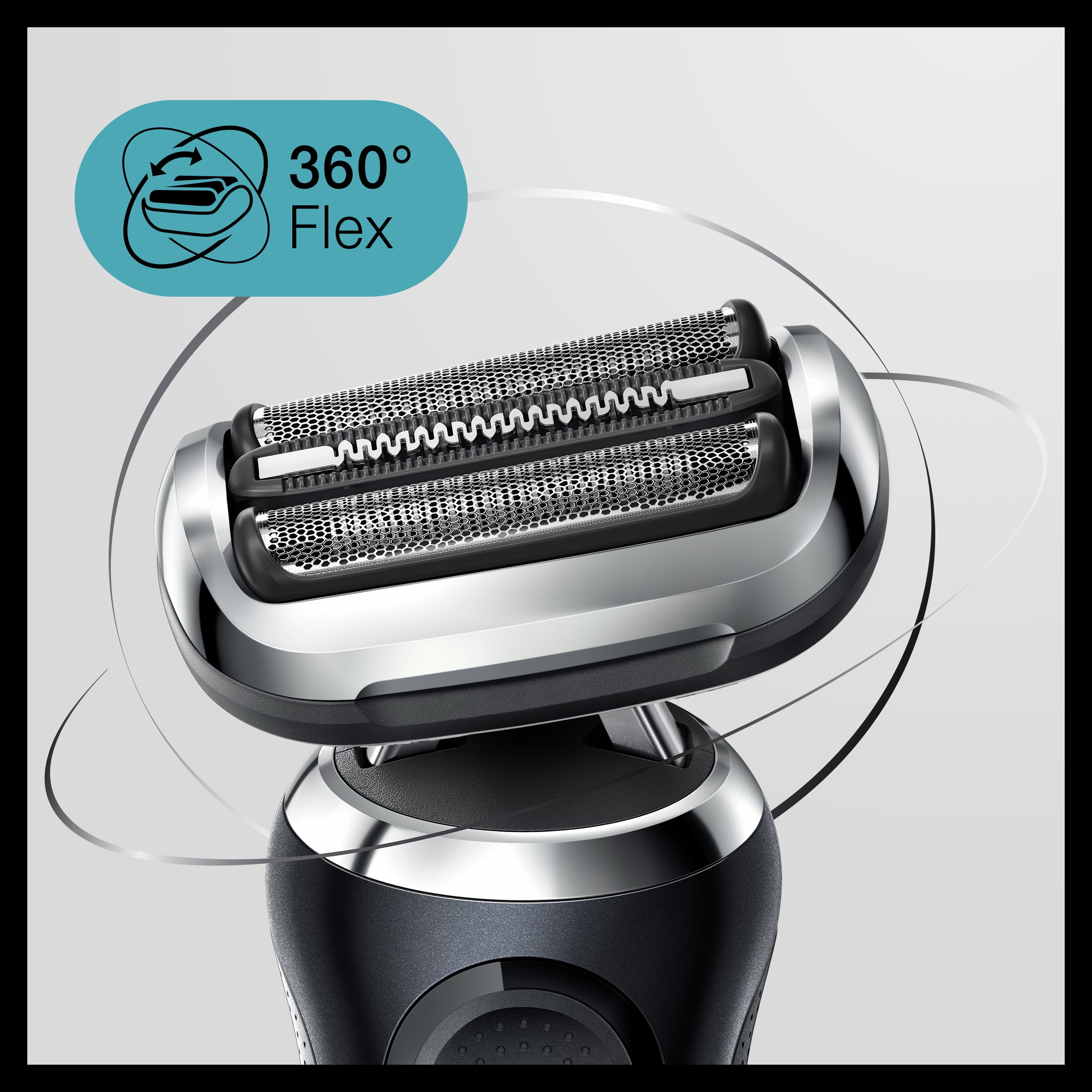Braun Series 7 7091cc Flex Electric Shaver with AutoSense, 360° Adaptation, Black - Image 5