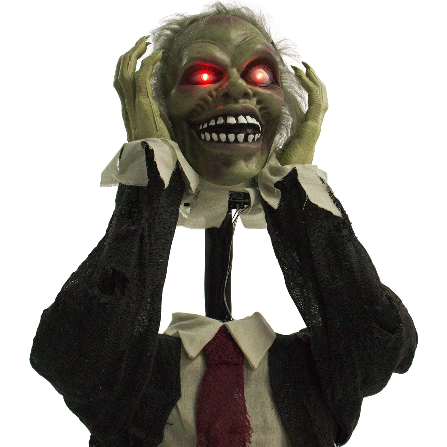 Haunted Hill Farm 20 in Pop-Up Animatronic Ghoul, Halloween Decor, HHFJZOMB-1LSA - Image 5