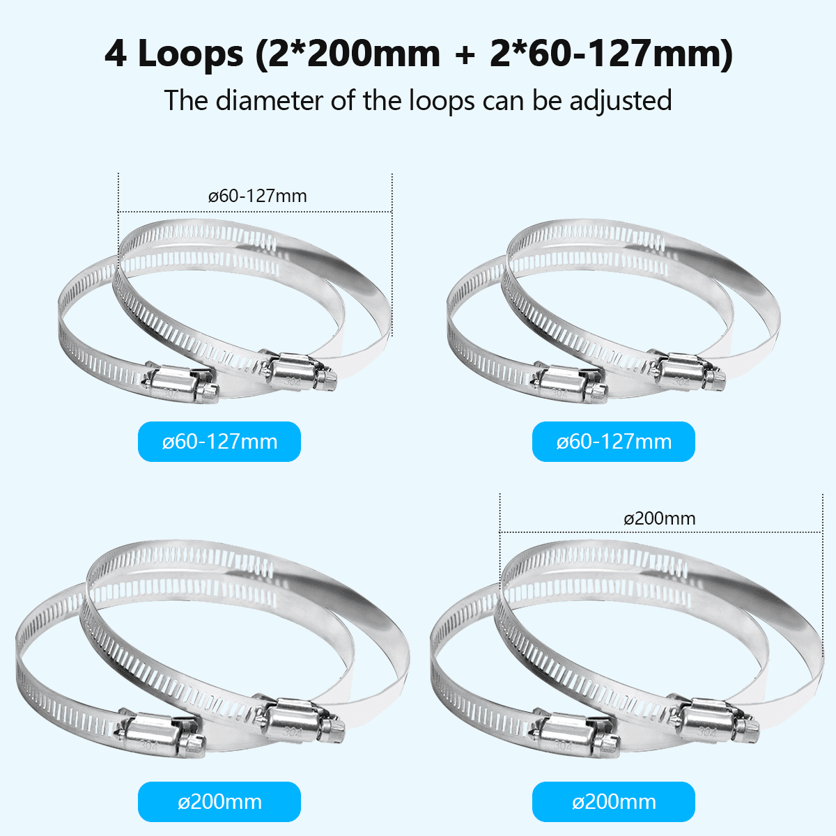Universal Security Camera Pole Clamp Bracket - Image 7