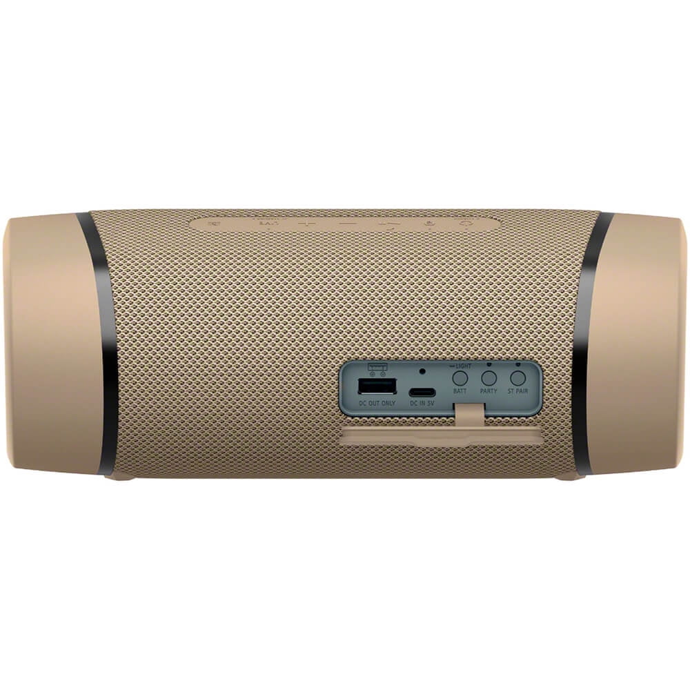 Sony SRS-XB33 EXTRA BASS Wireless Waterproof Bluetooth Portable Speaker, Taupe - Image 11